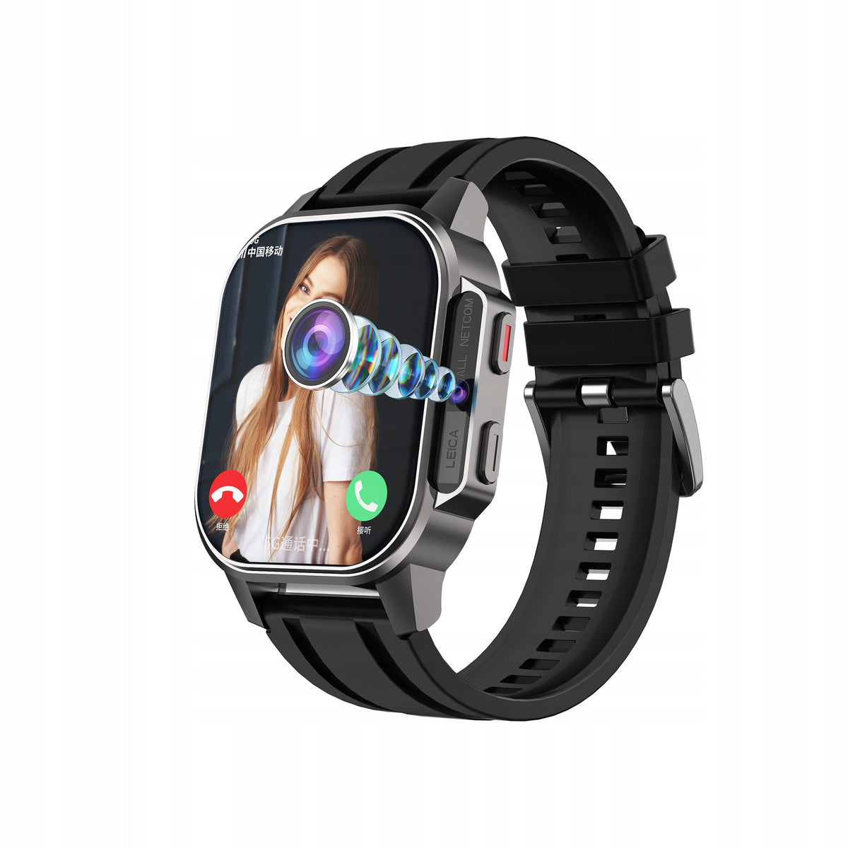 Smartwatch 4G LTE 2.04" | AMOLED | GPS | SIM | Camera | SOS | 2GB/16GB