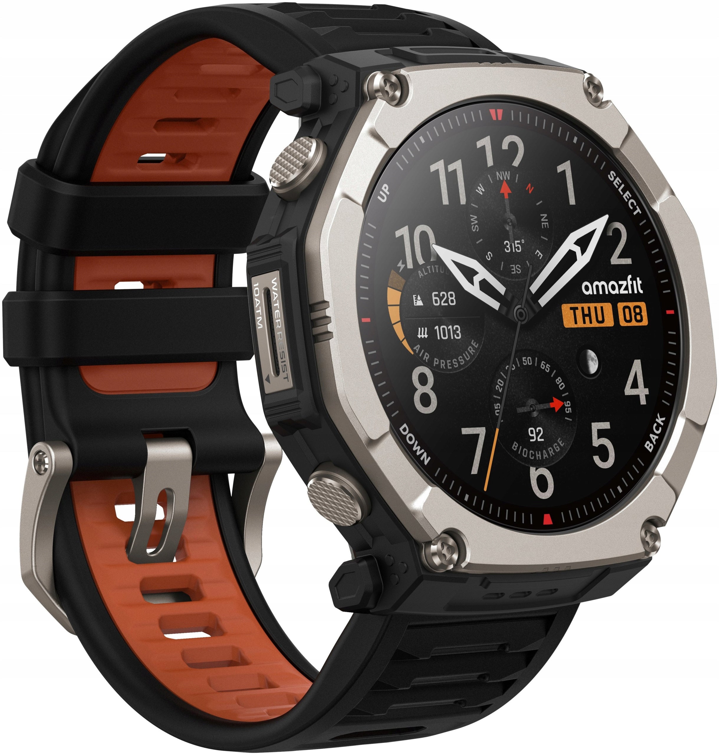 Smartwatch AMAZFIT T-Rex Ultra 2 51mm Black & Silver
