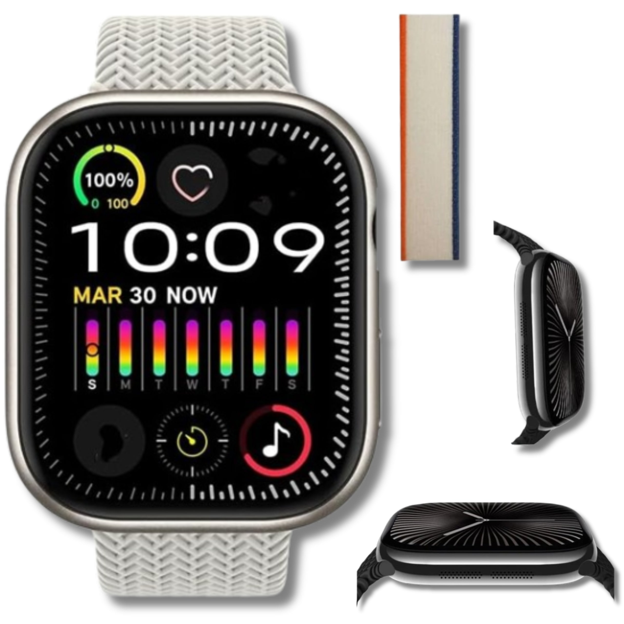Smartwatch AMOLED 2,02" NFC AI Chat GPS black sports PL male