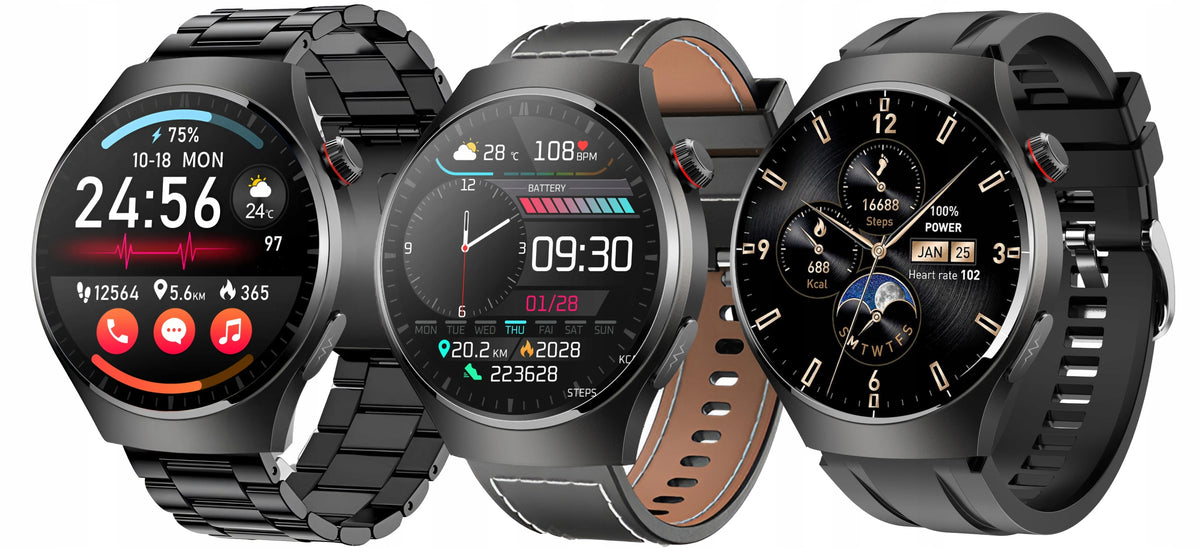 Smartwatch AMOLED MEASUREMENT CURKU ECG CONVERSATION BLOOD PRESSURE MONITOR Model other