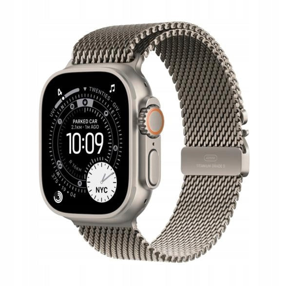 Smartwatch APPLE Watch Ultra 3 GPS + Cellular, 49mm titanium case in kolo