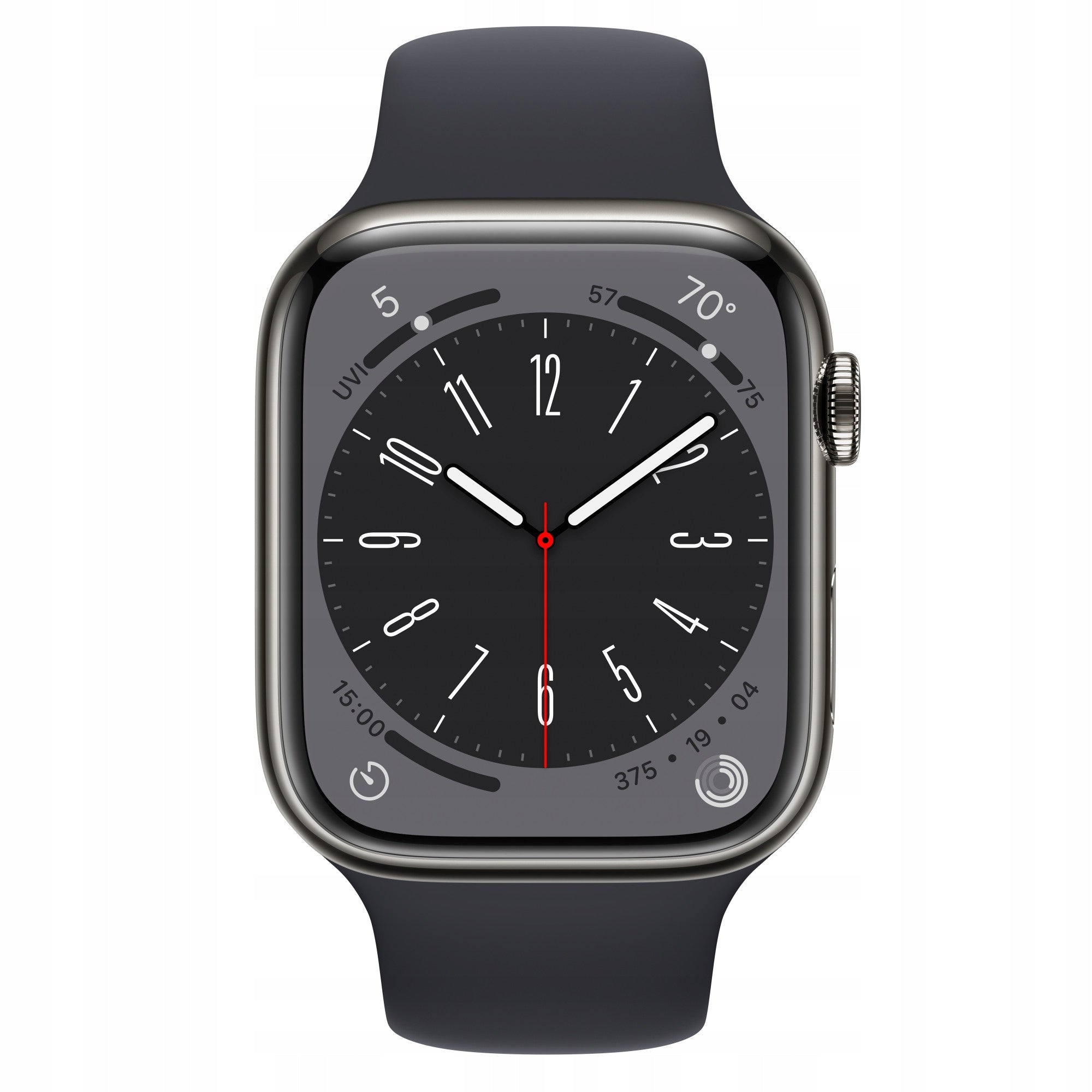 Smartwatch Apple Watch series 8 GPS + Cellular 45mm black New seal Packaging status original