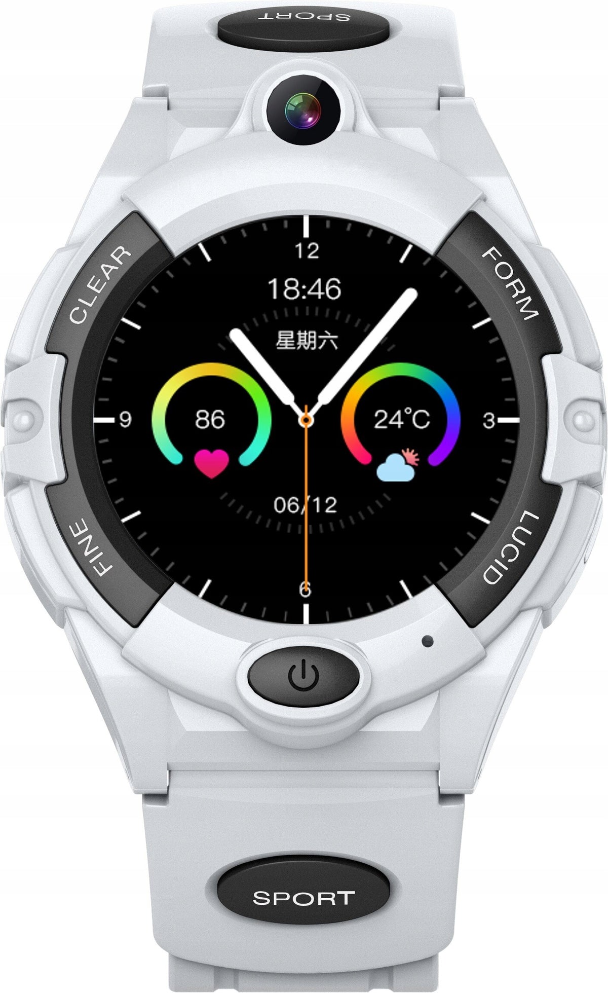 Smartwatch BEMI Sport GPS White Color white