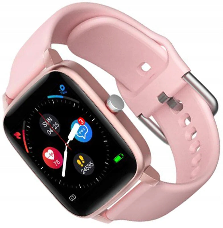 Smartwatch BEMI Ter 2 Pink Case shape rectangular