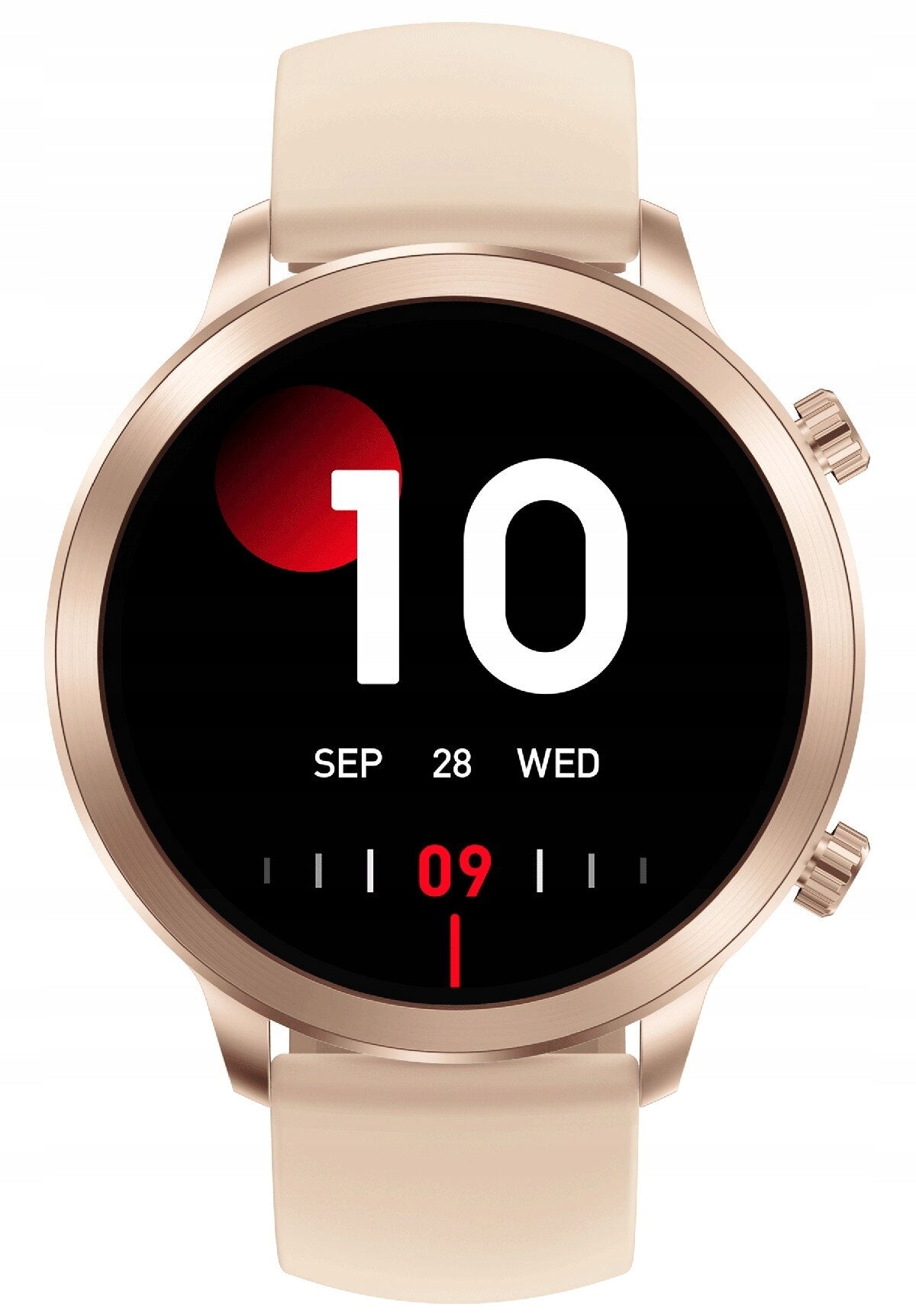 Smartwatch BEMI Zeno AI Gold Case shape round