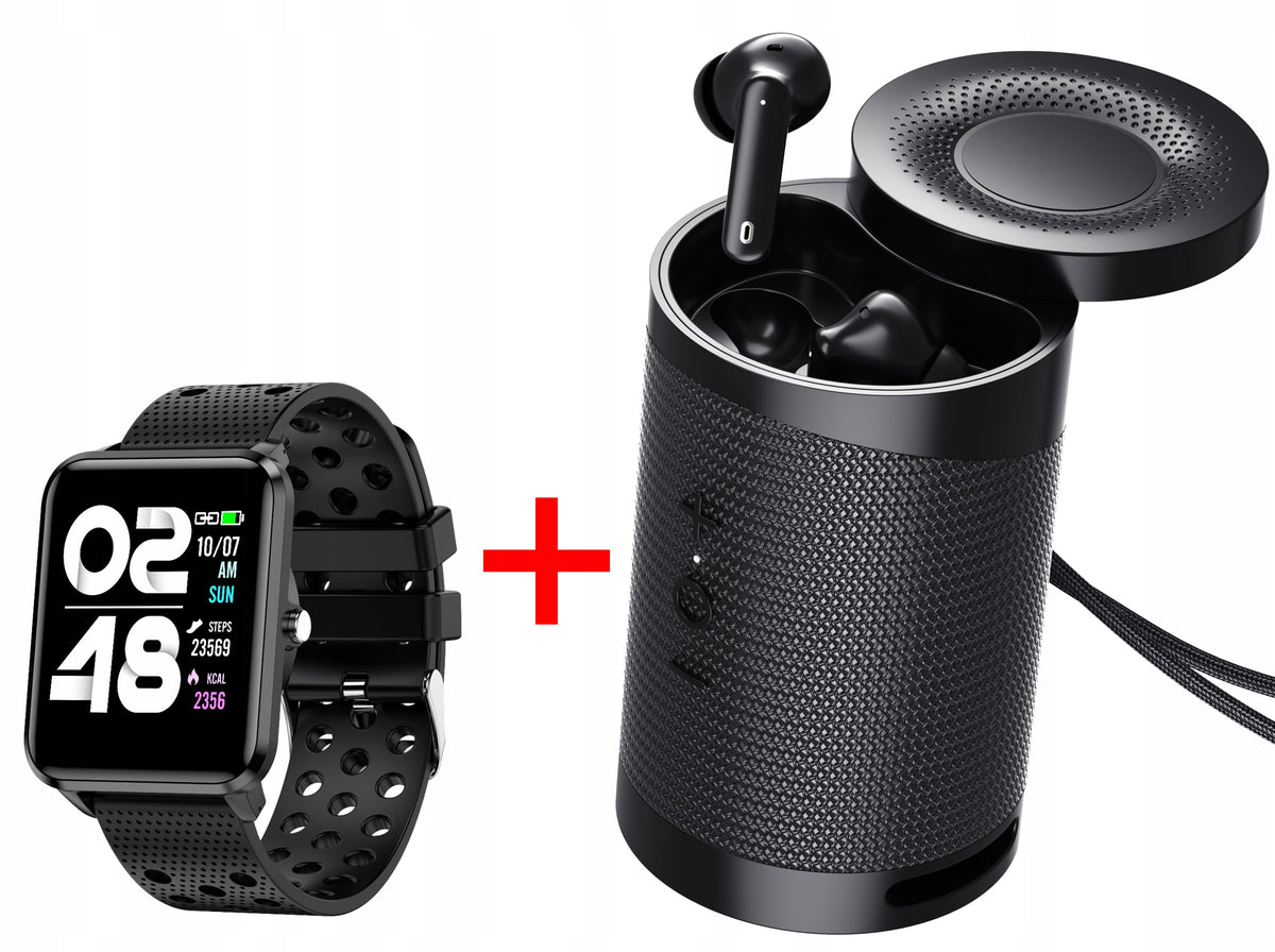 Smartwatch Bemi KIX-M with BT Duo speaker / headphones TWS Tutti black