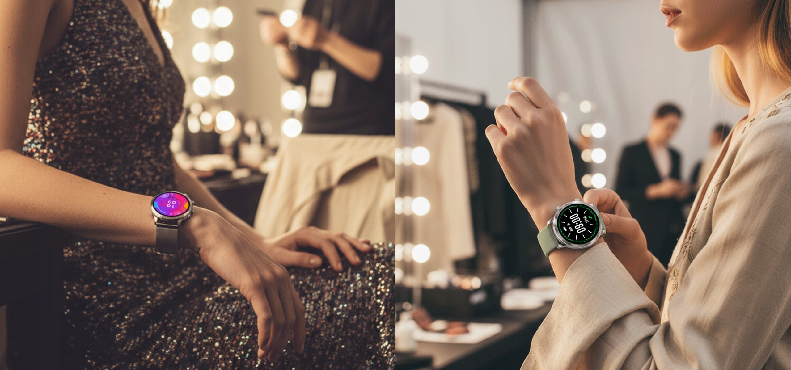Smartwatch Bemi Zeno AI Chat DaGPT 1.43 Amoled Women's 2 Strips SpO2 Silver Packaging status original