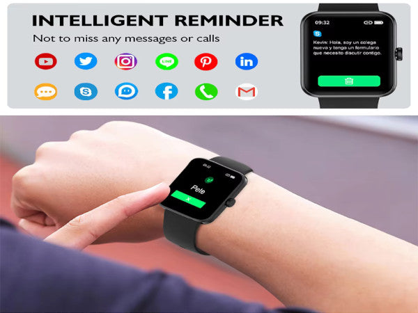 Smartwatch Blackview W10E 1.52" black EAN (GTIN) 6908427543626