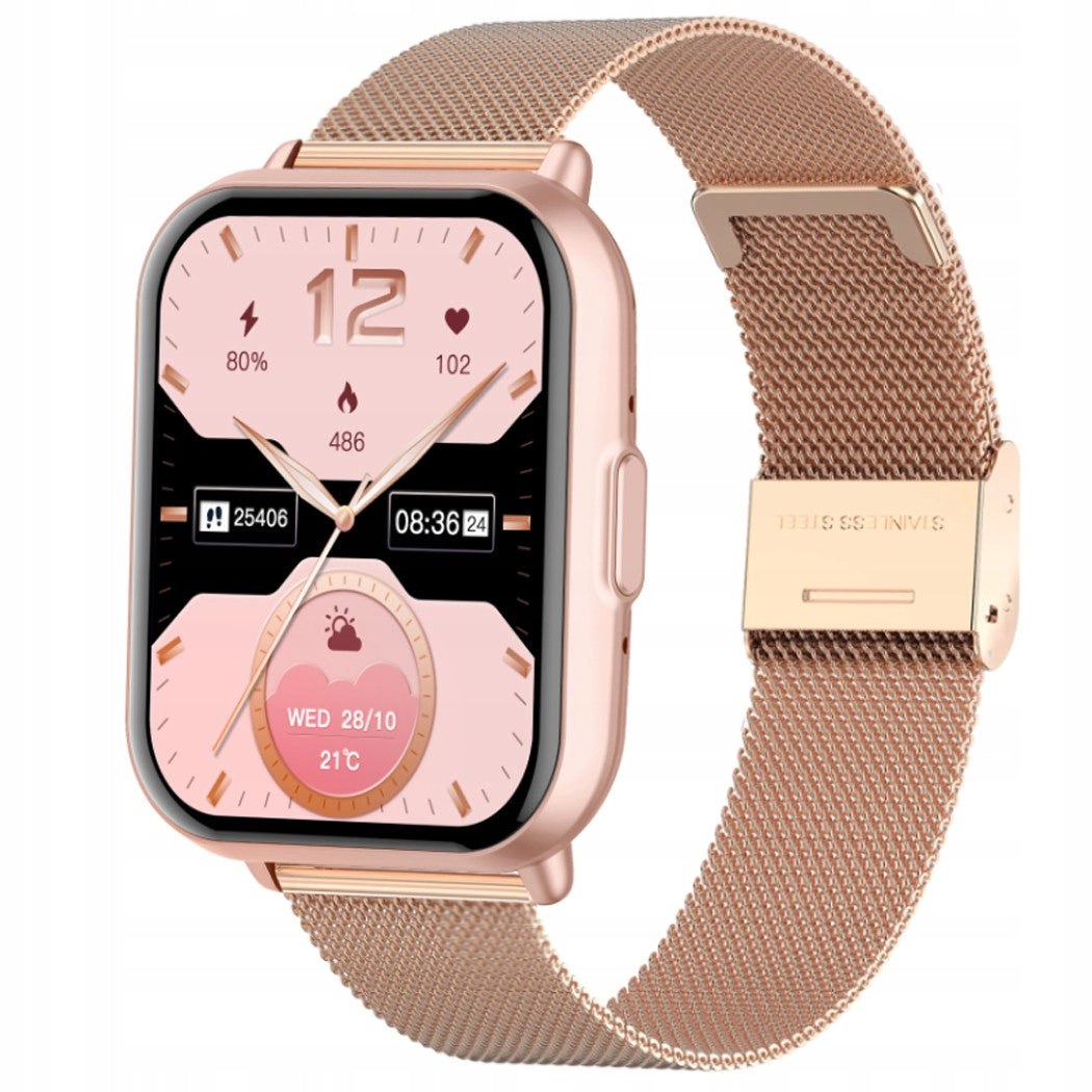 Smartwatch Bluetooth talk oxygen pulse alarm clock sport notifications PL Brand Rubicon