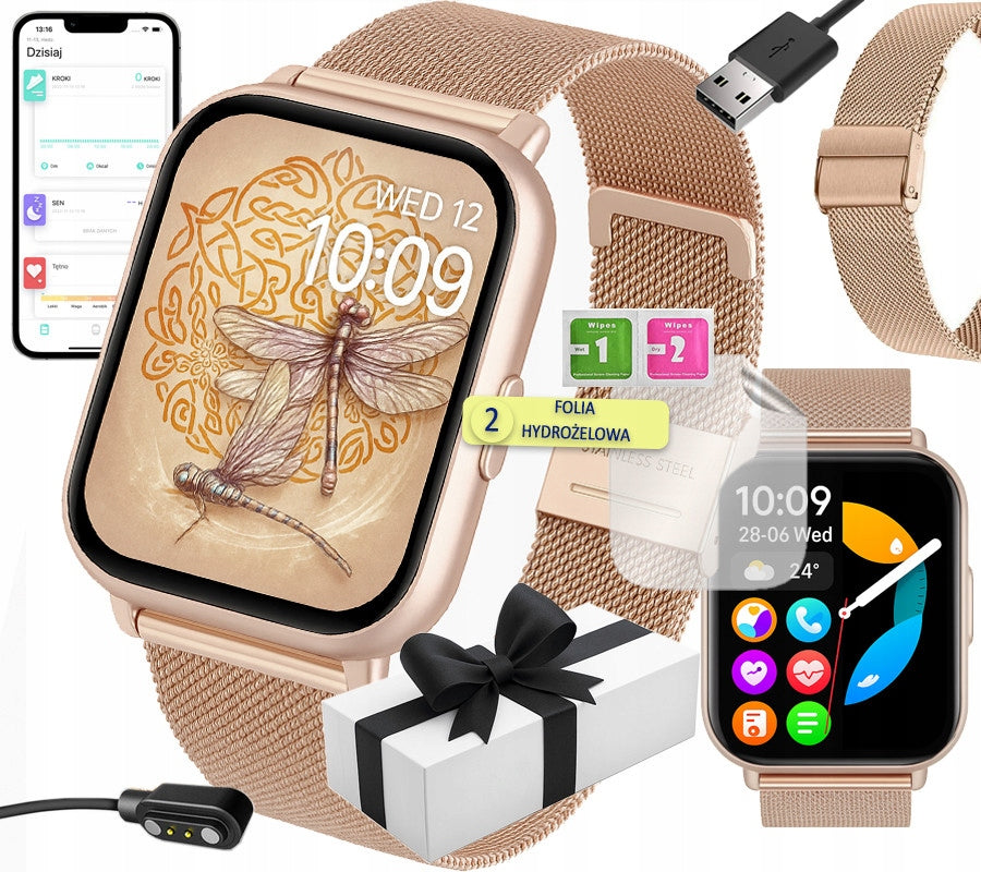 Smartwatch Bluetooth talk oxygen pulse alarm clock sport notifications PL