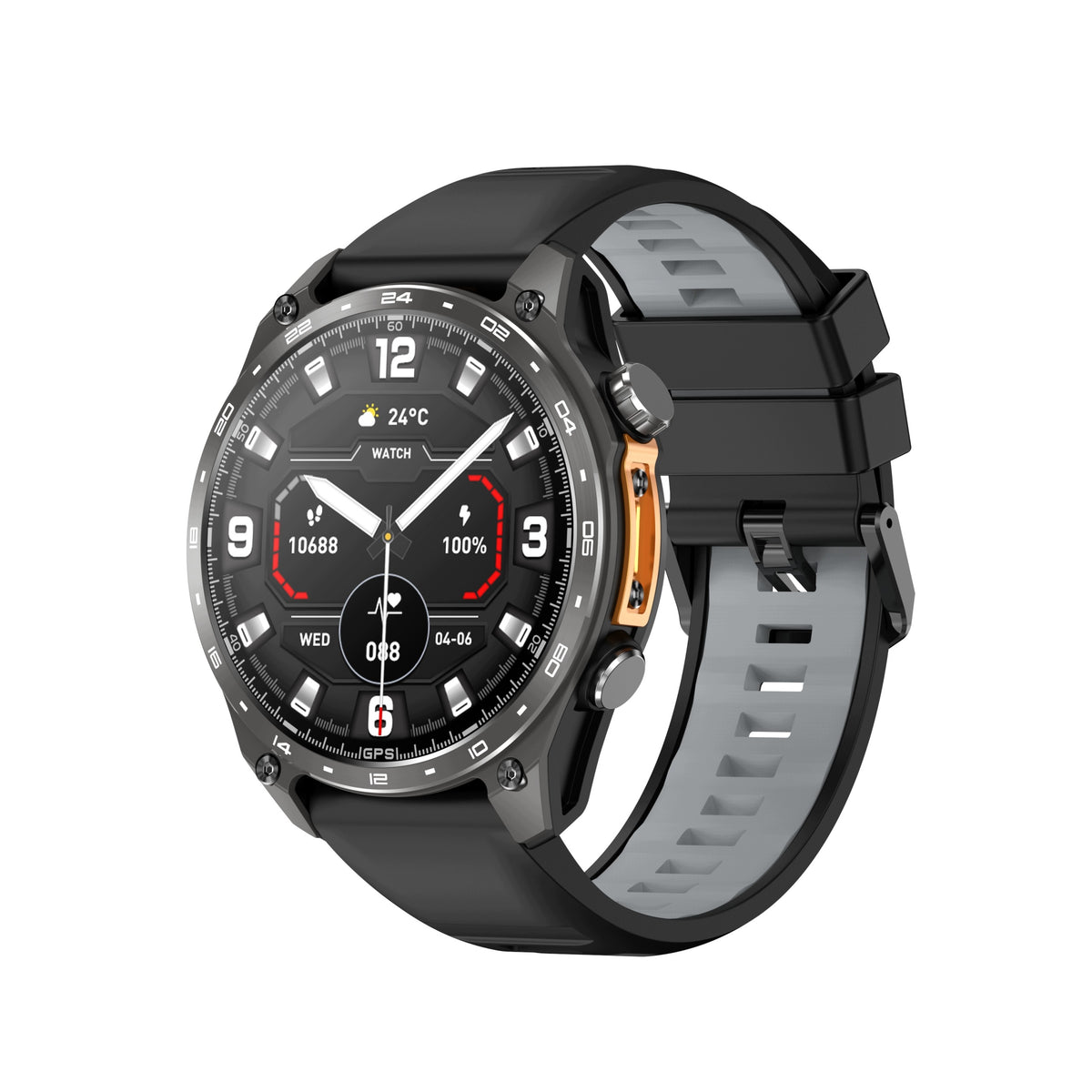 Smartwatch C32 | GPS | AMOLED | 3ATM | LED Flashlight | Navigation | Android iOS Packaging status original