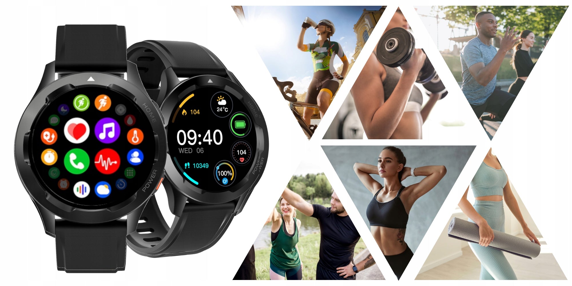 Smartwatch CAMSMART WATCH SMARTWATCH UNISEX SPORTS TALK TEL black Model other