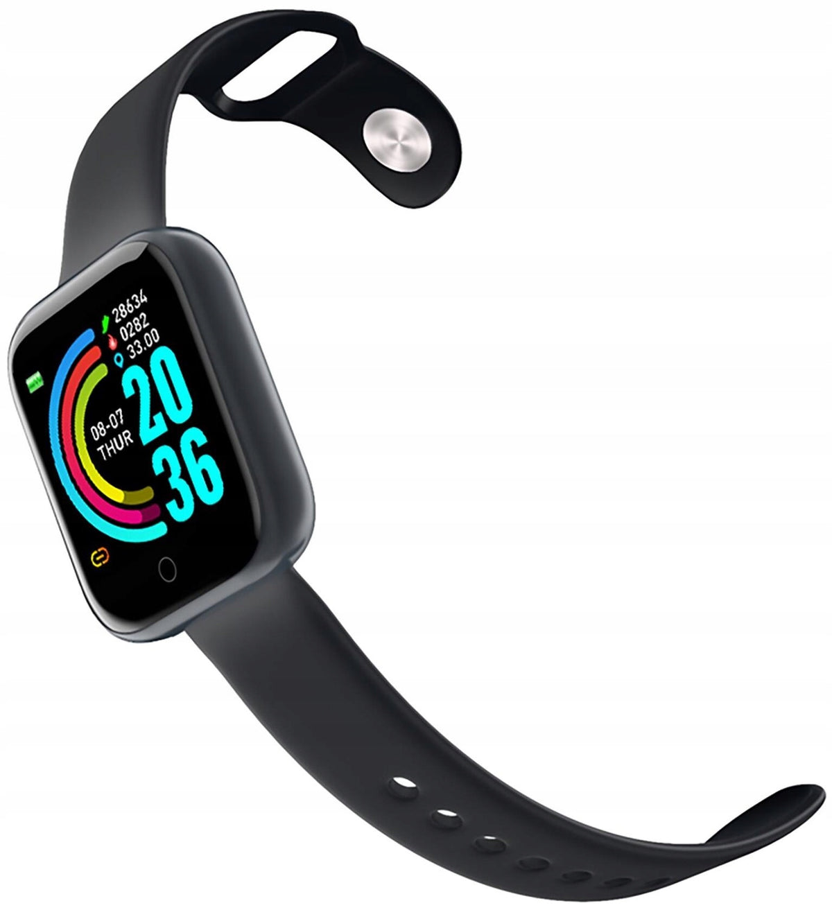 Smartwatch CELLY TrainerBeator Black + Orange Strap Kind smartwatch