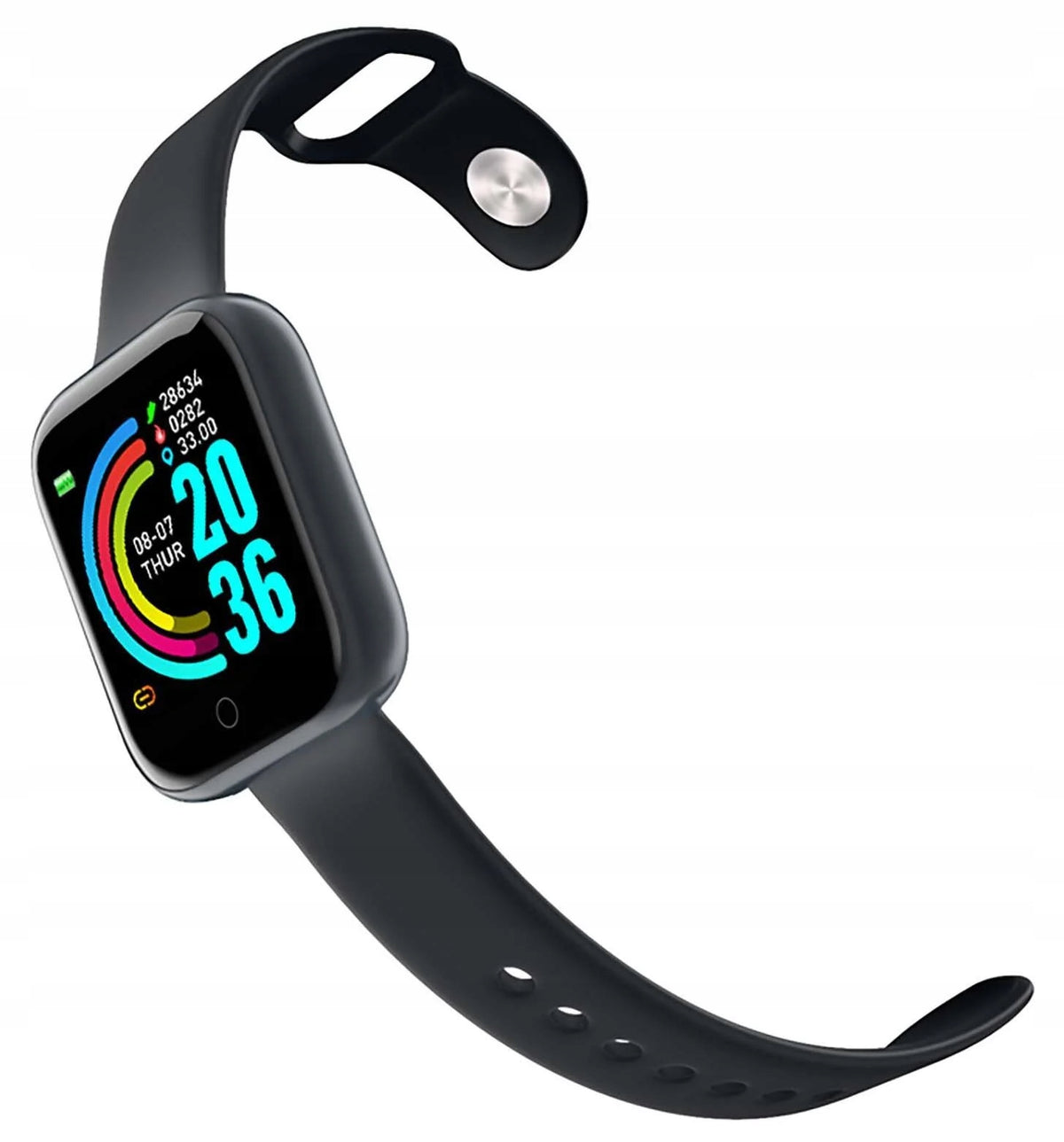 Smartwatch CELLY Trainerbeat Black + Purple Strap Batteries included yes