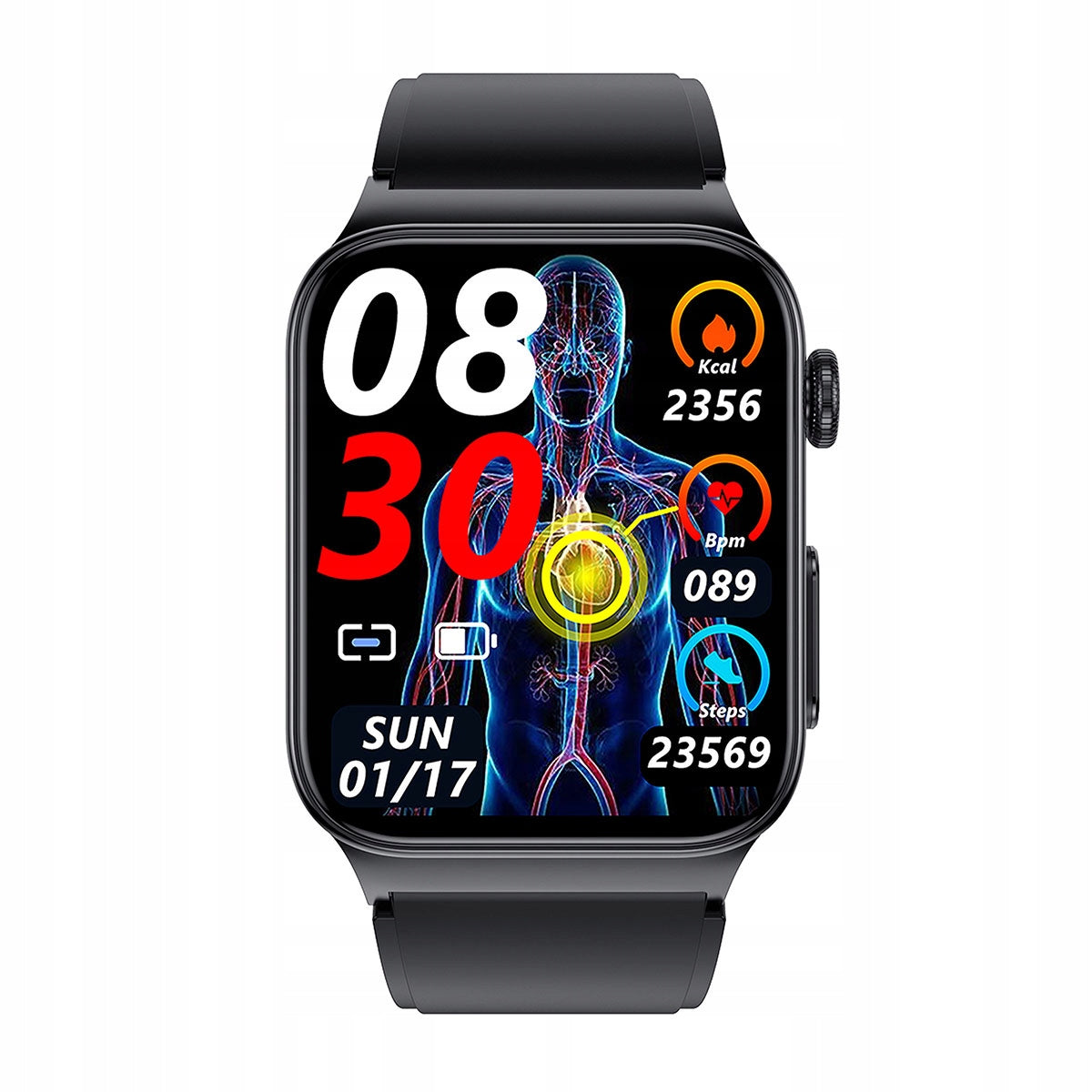 Smartwatch Cardio One Black Silicone Watchmark Model other