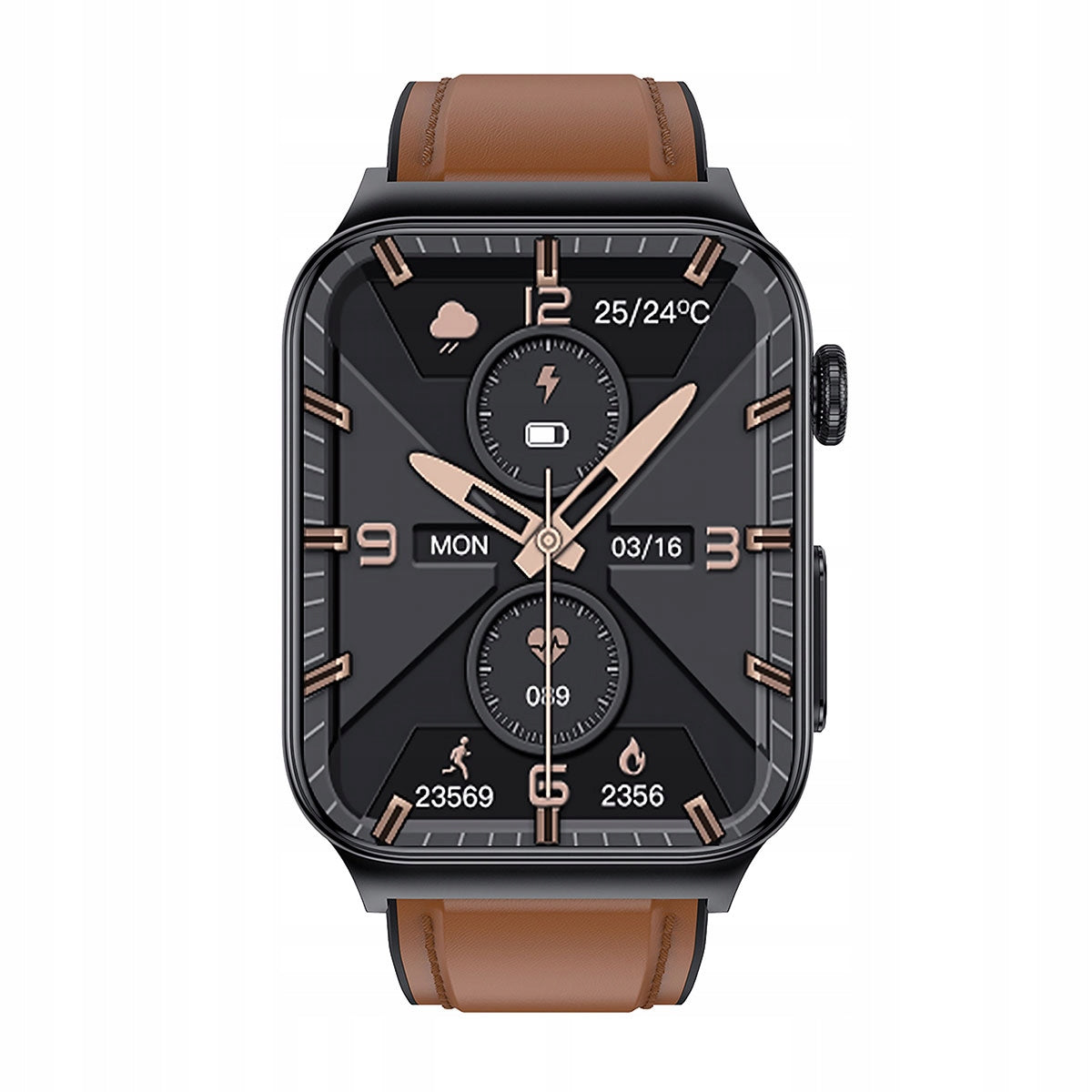 Smartwatch Cardio One Brown Watchmark Model other