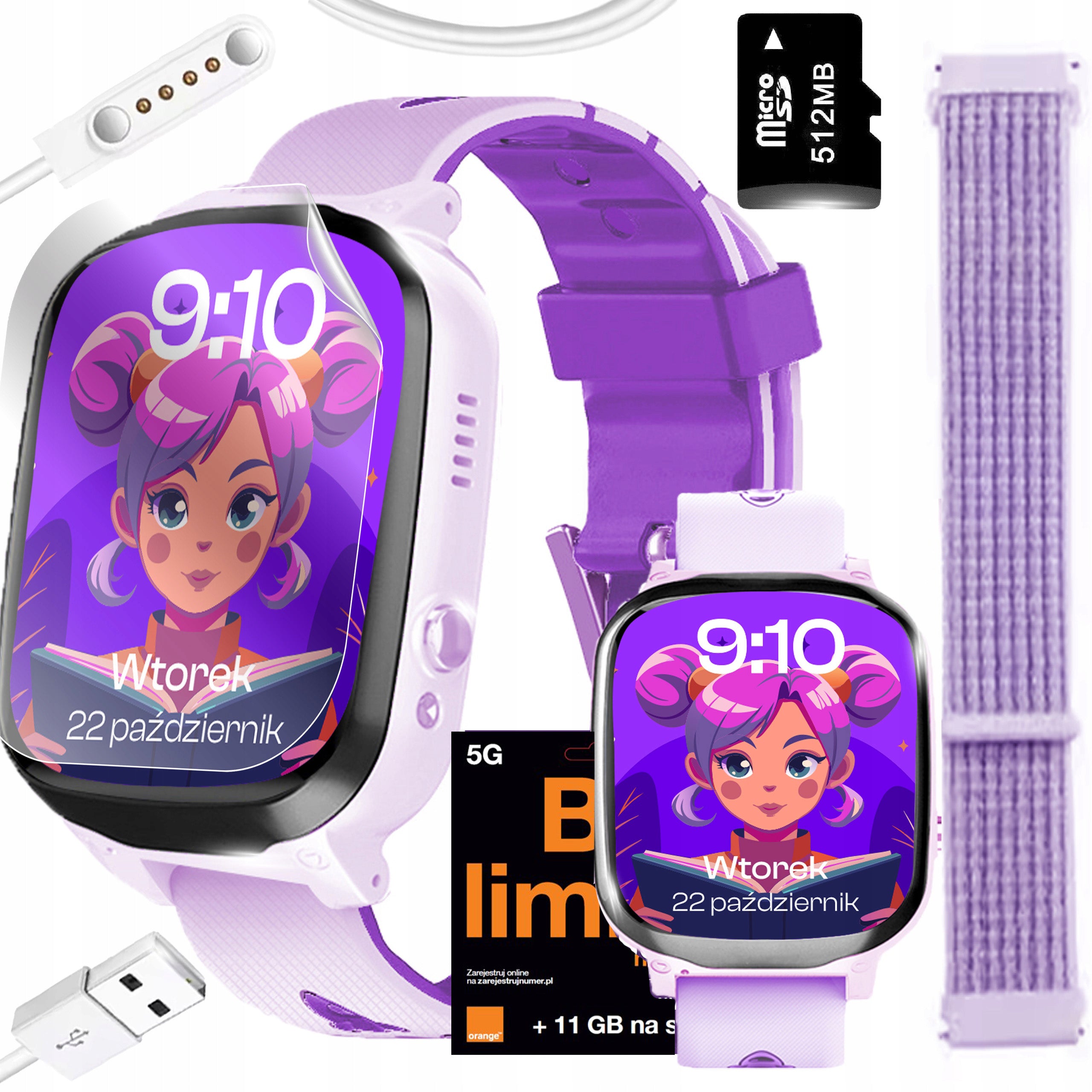 Smartwatch Children's Watch SIM Camera Phone Games Music Fairy Tales Talk Packaging status original