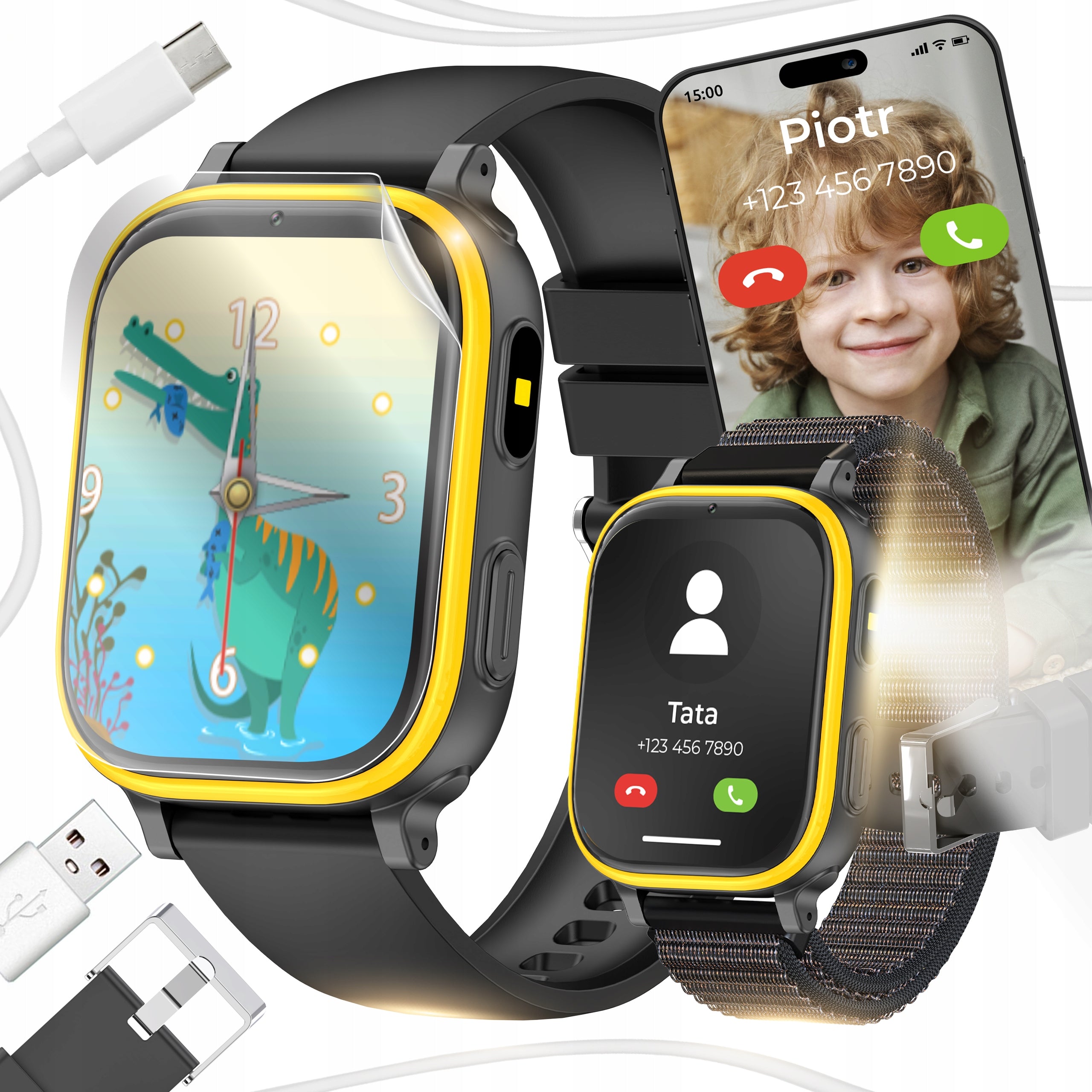 Smartwatch Children's Watch SIM Camera Phone Games Music Talking Fairy Tales
