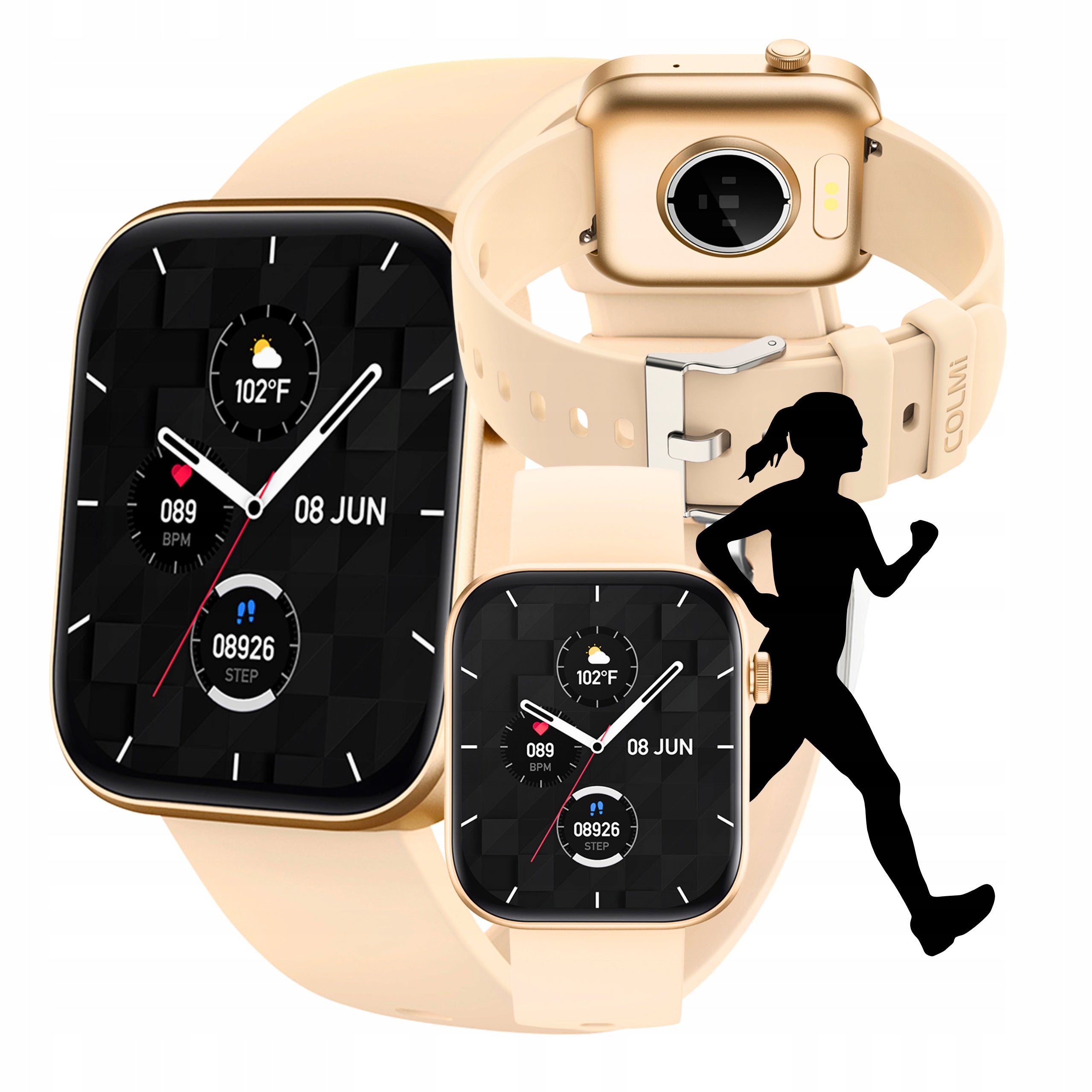 Smartwatch Colmi P71 Menu PL smart watch women gold EAN (GTIN) 6972436984794