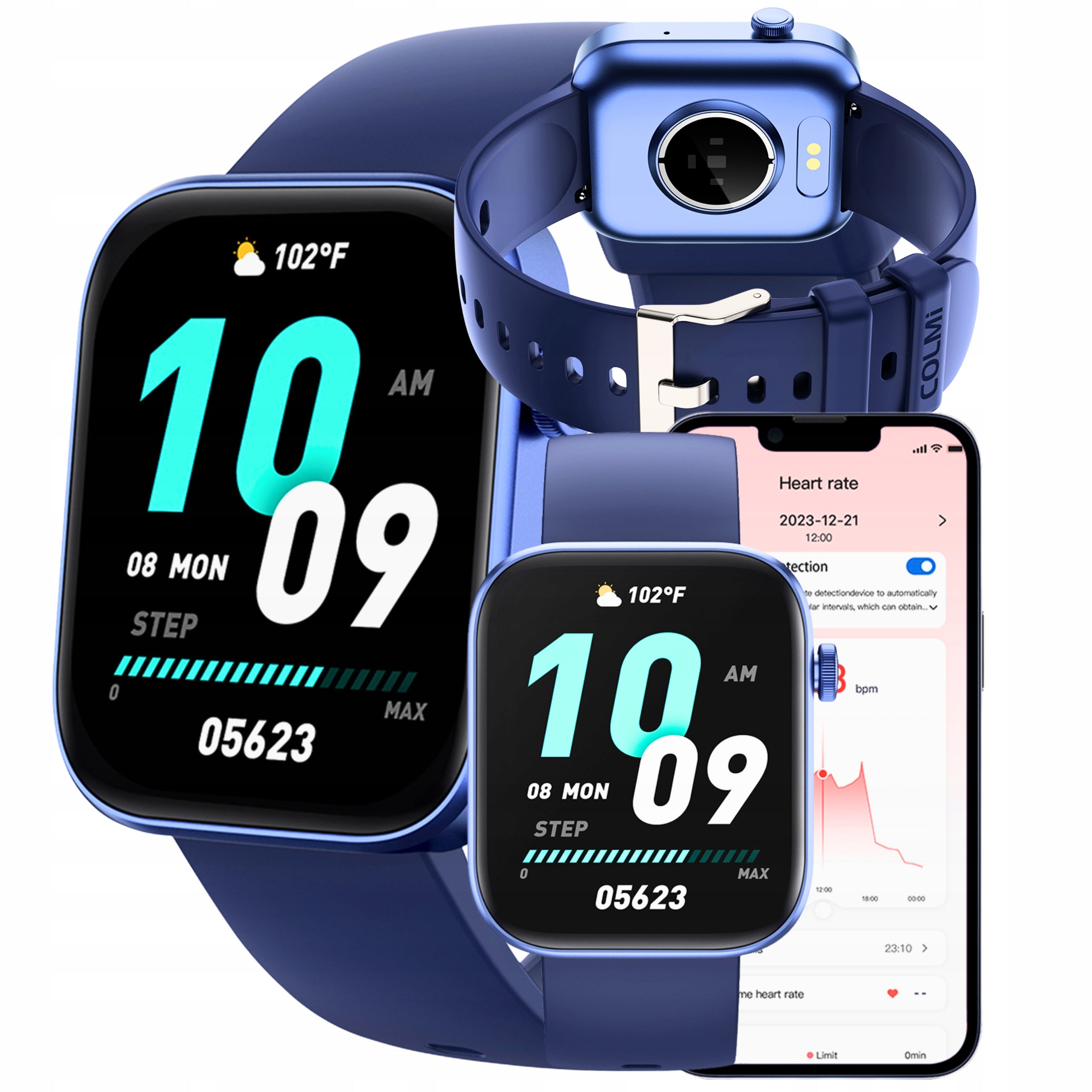 Smartwatch Colmi P71 Smart Watch Polish Menu Talk Blue