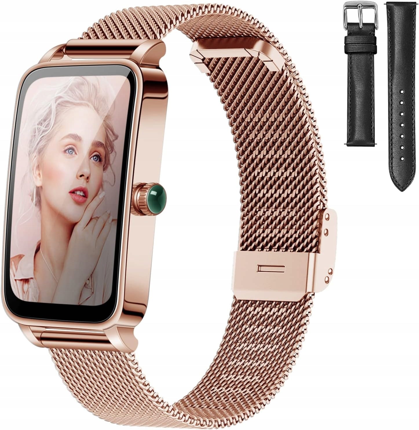 Smartwatch DAMEN H80 GOLD COLOR+BAND ORANGE Brand no brand