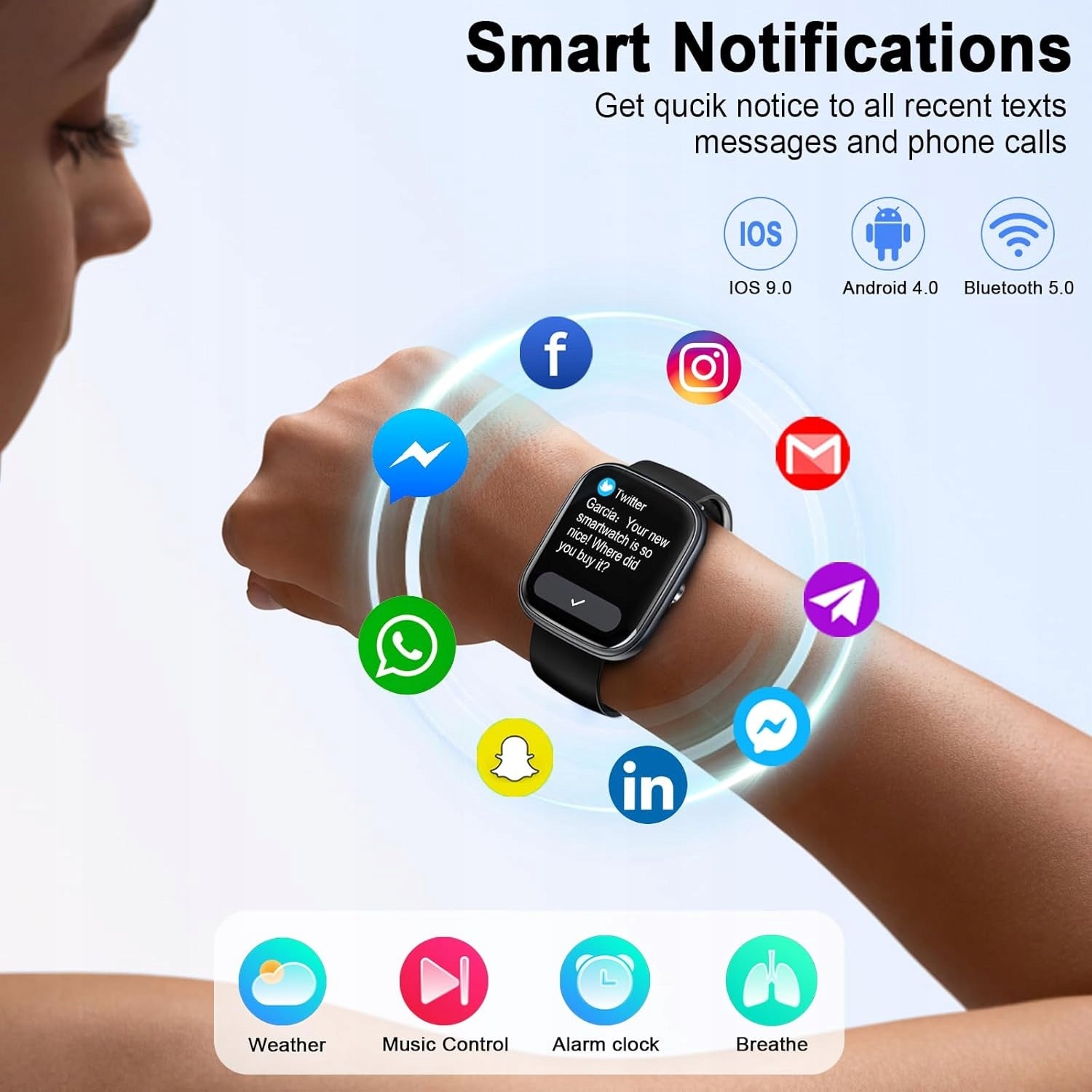 Smartwatch Dyurwa T60 black Packaging status original