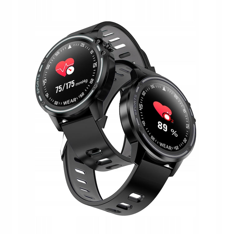 Smartwatch ECG watch BLOOD PRESSURE MONITOR Polish Color black