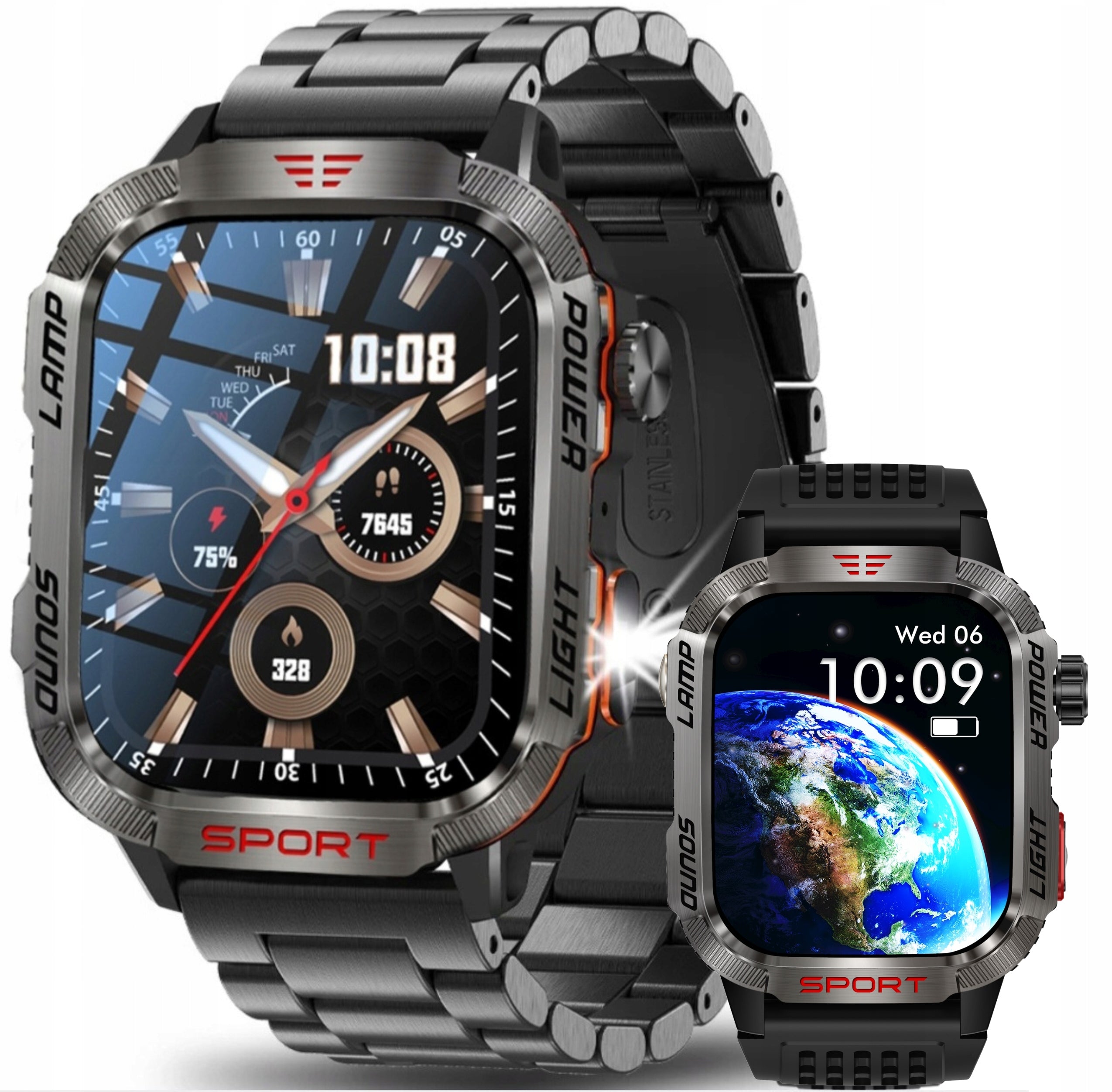 Smartwatch ELONIX SMARTWATCH MEN'S HAMMER waterproof Bluetooth watch