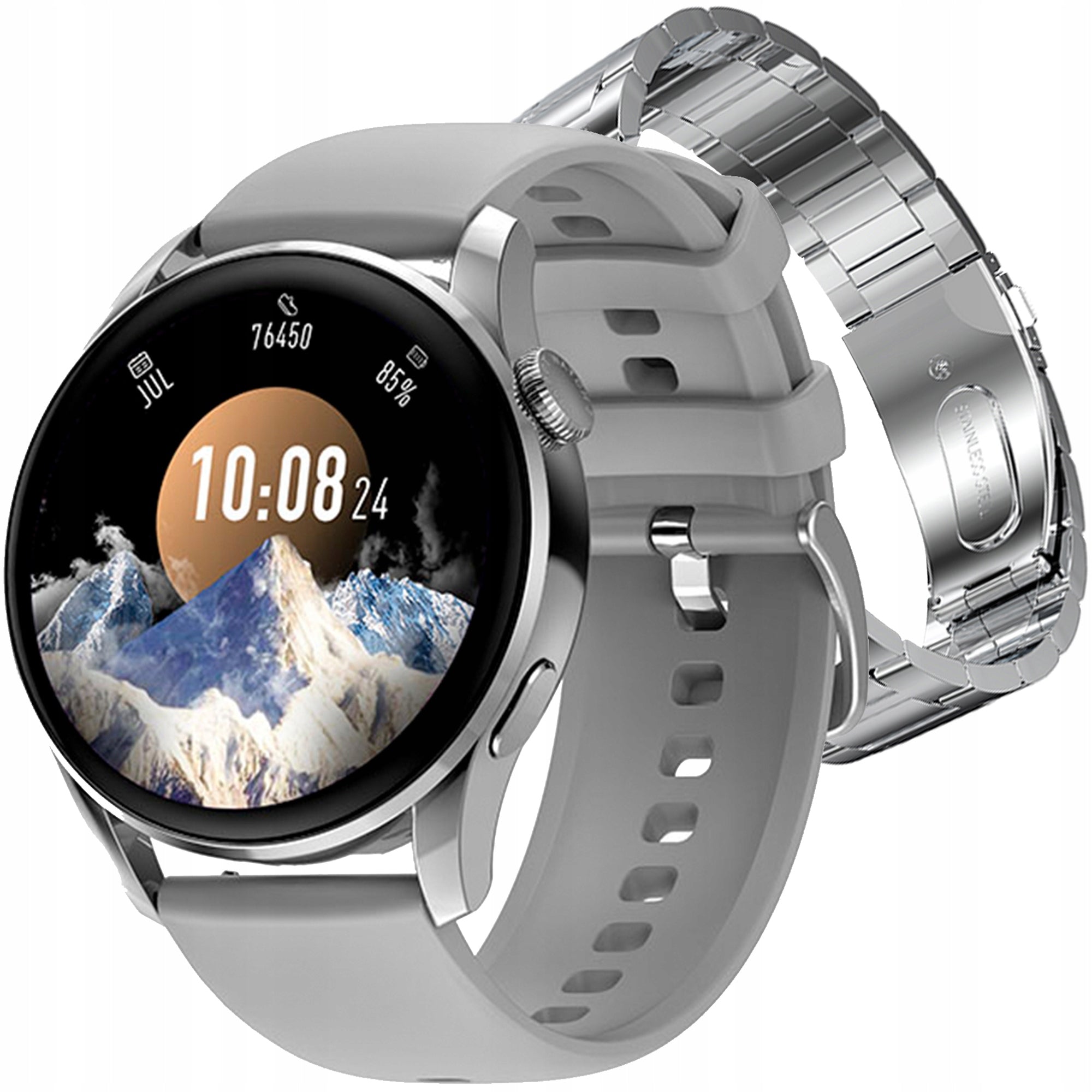 Smartwatch Elegant Watch Waterproof Sports Measurement Health Menu PL