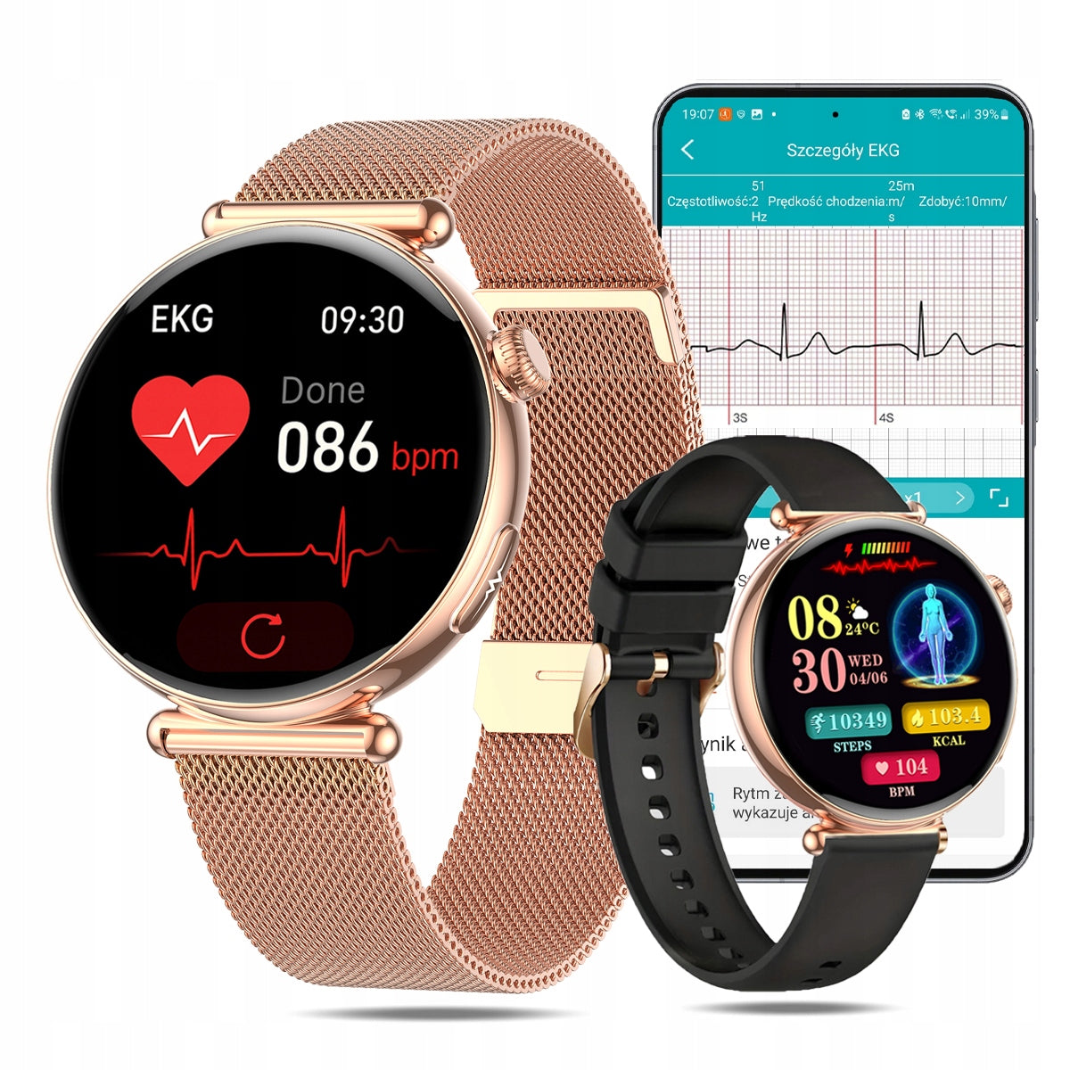 Smartwatch EpochTec ET491 gold Manufacturer code ET491