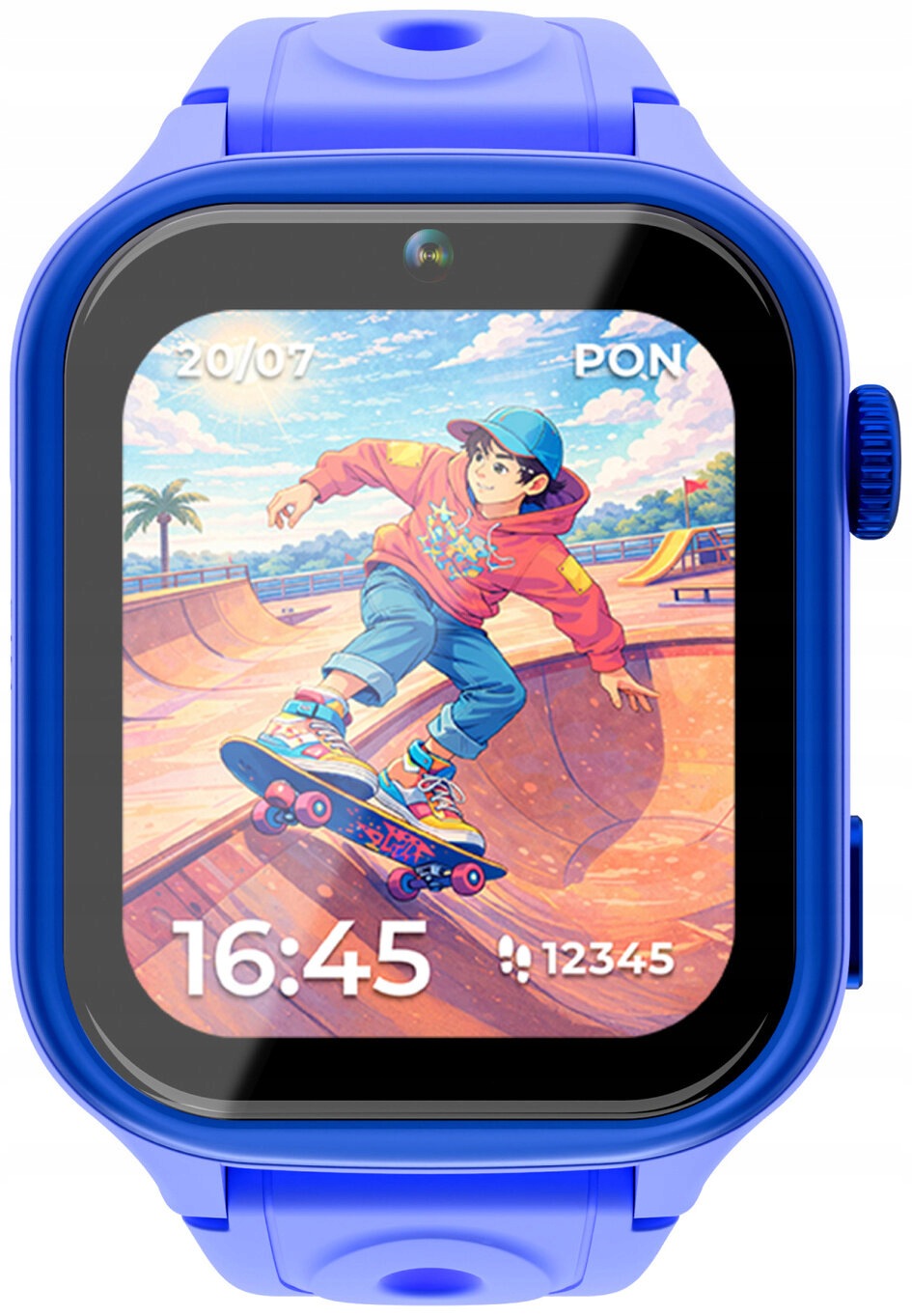 Smartwatch FOREVER Kids Bro AI 4G KW-540 Blue Kind kids' smartwatch