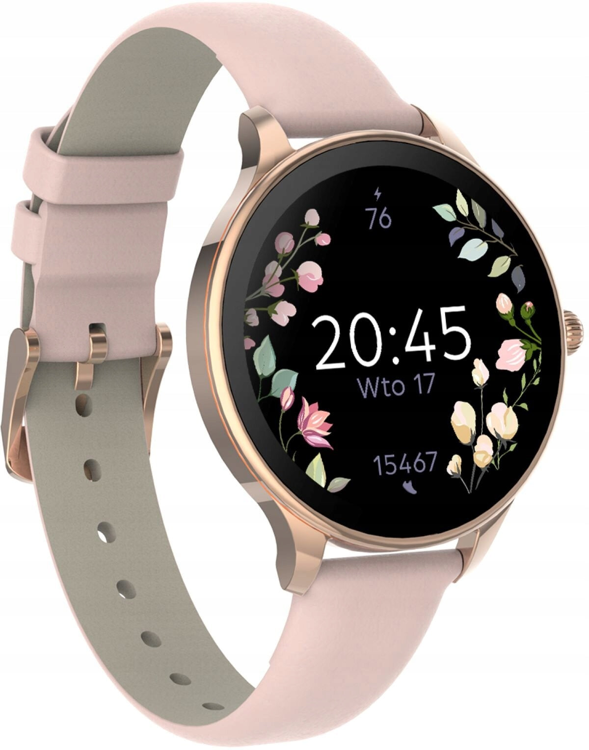 Smartwatch FOREVER Velora SB-306 Pink-gold Strap material synthetic material