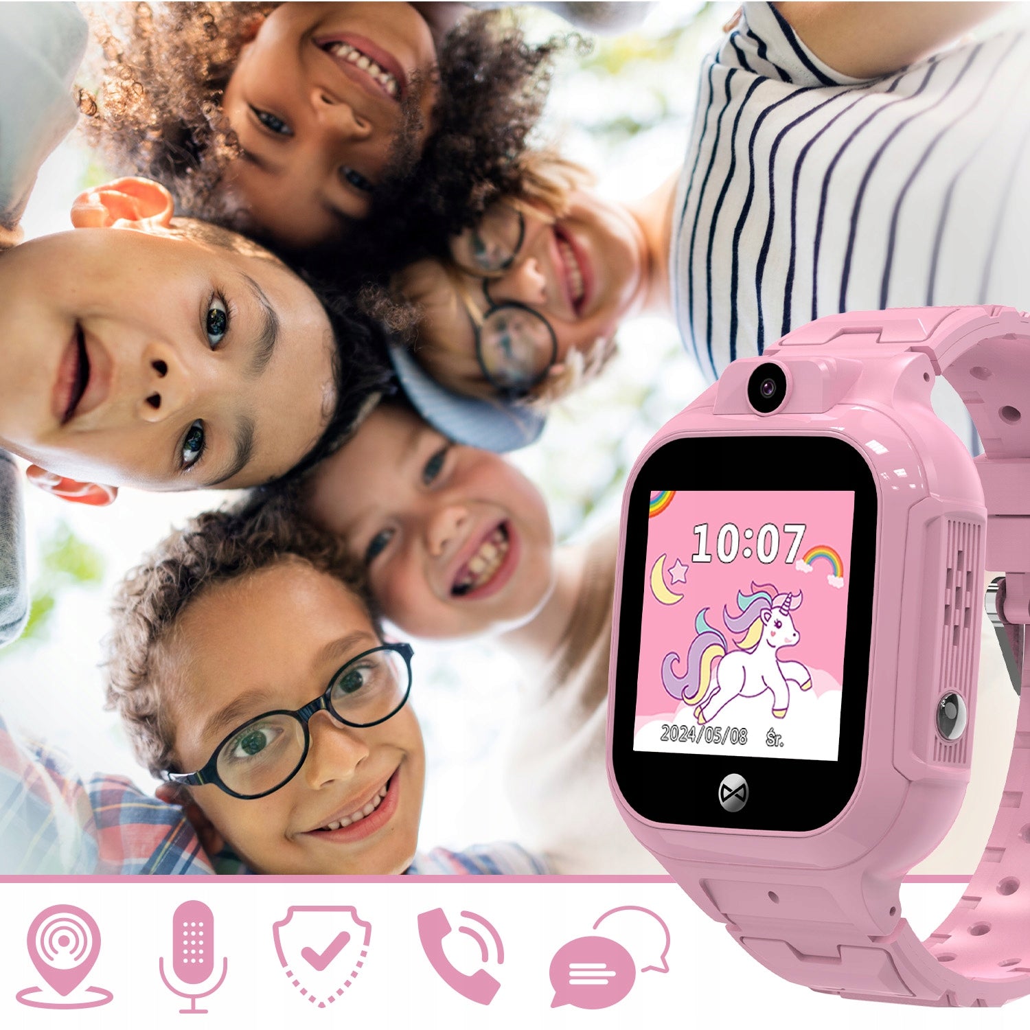 Smartwatch For Children Watch Girls on GPS card WIFI SOS CALLING Packaging status original