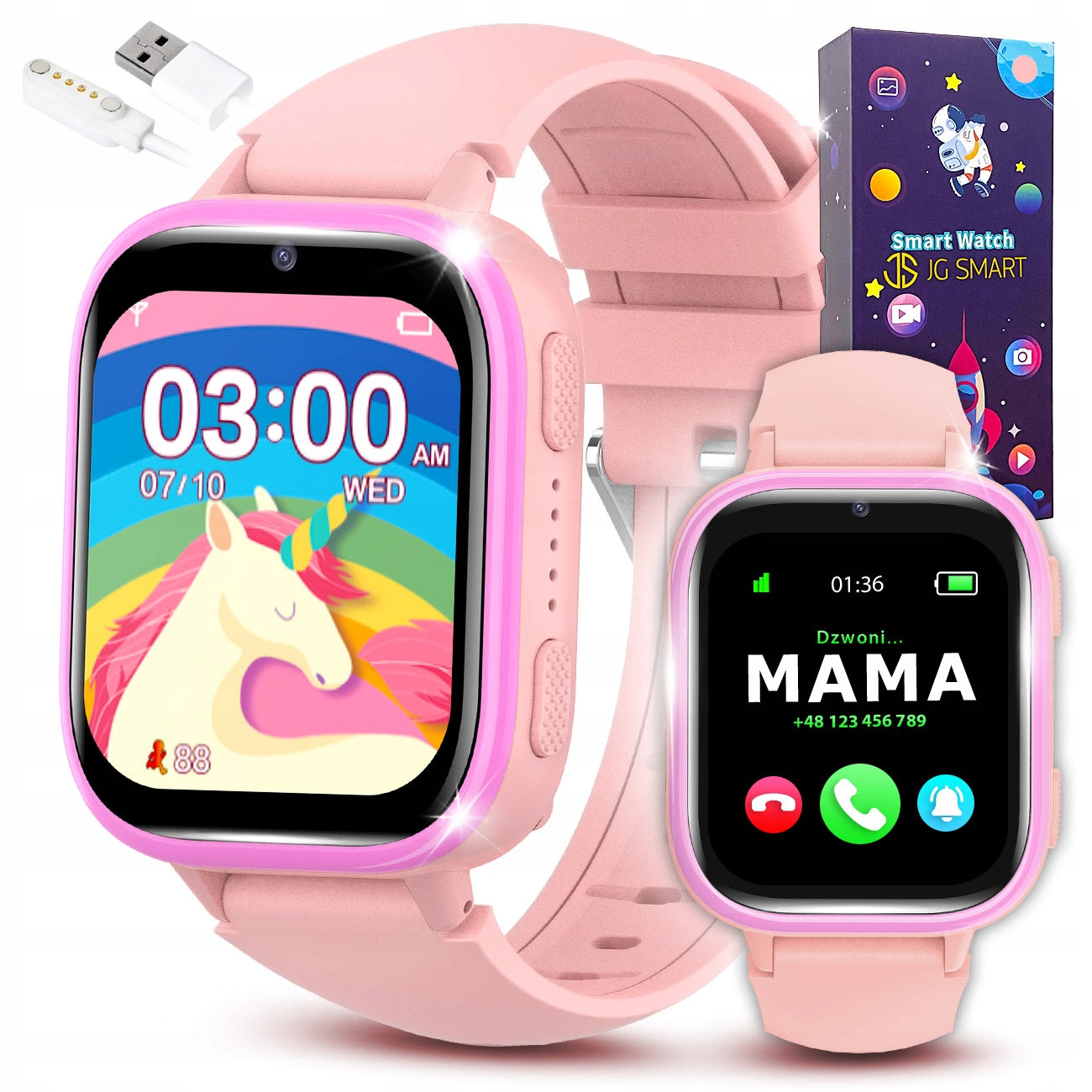 Smartwatch For Children's Watch SIM Phone Games Learning Camera Fairy Tales Packaging status original
