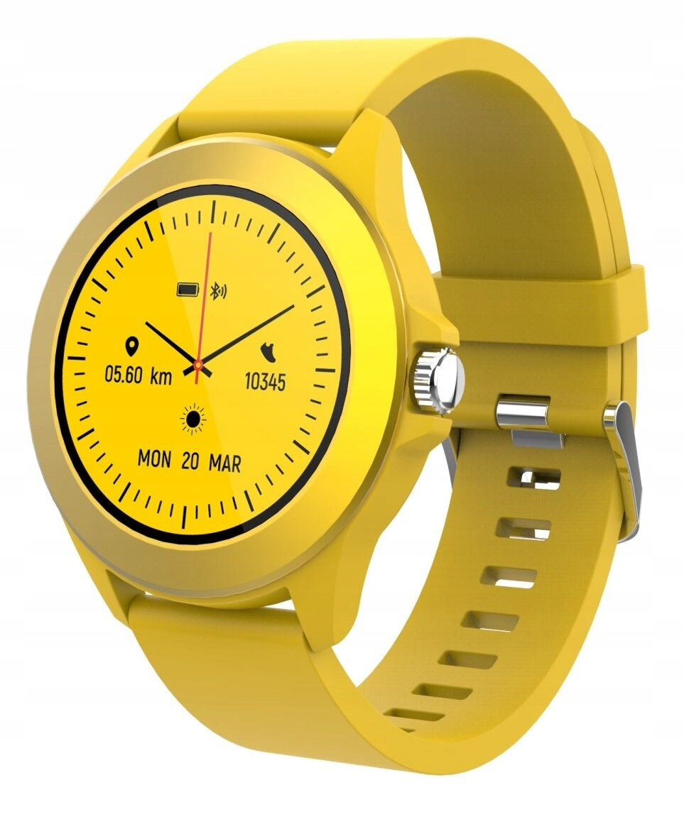 Smartwatch Forever Colorum CW-300 Yellow IPS