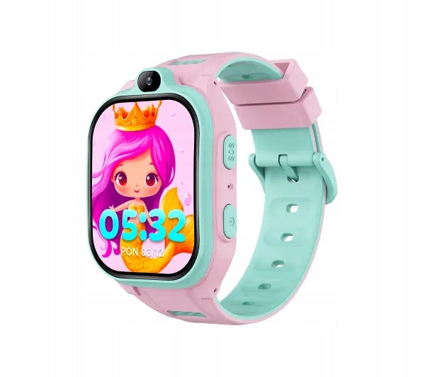 Smartwatch Forever Kids 4G Boost nanoSIM WiFi GPS SOS Camera Pink