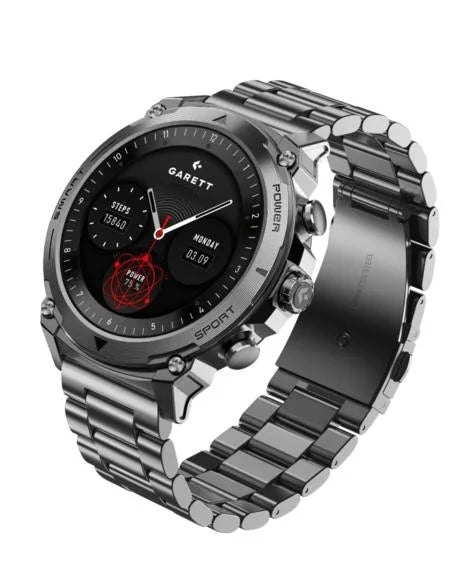 Smartwatch GARETT Atom Steel Silver Packaging status original