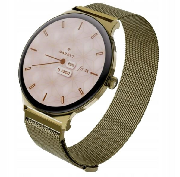 Smartwatch GARETT Verona 2 Gold Mesh