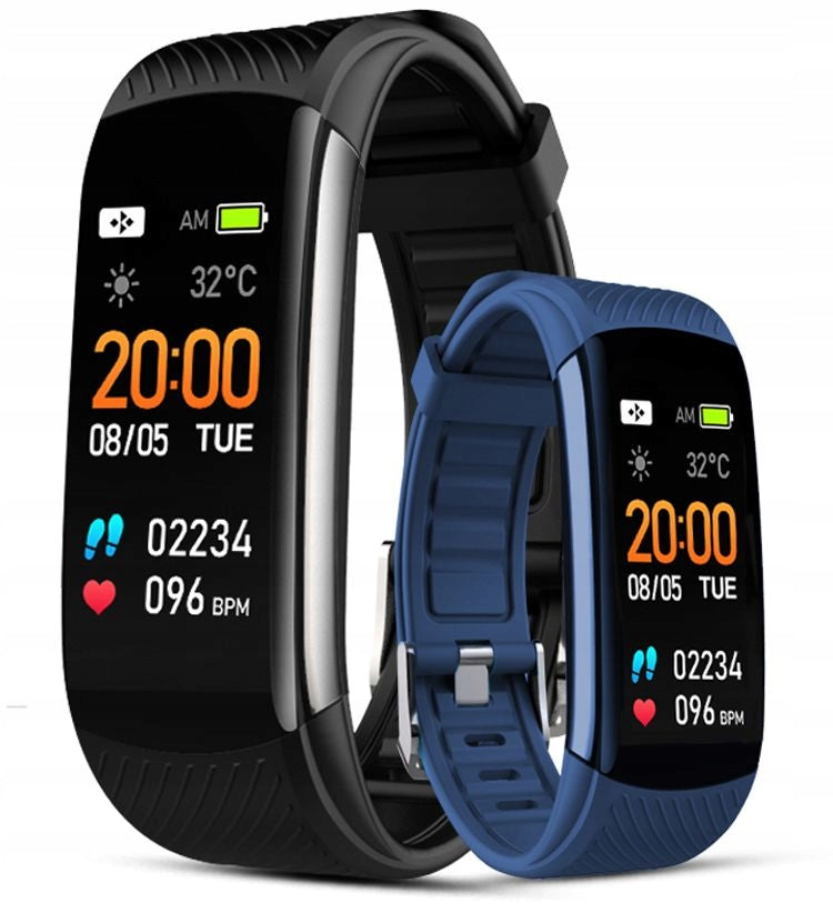 Smartwatch GIEWONT Black and Navy 2 Strips GW200-6