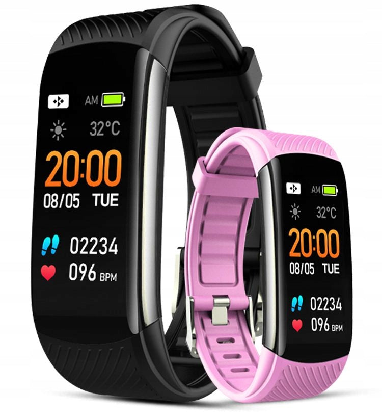 Smartwatch GIEWONT Black and Pink 2 Straps GW200-4