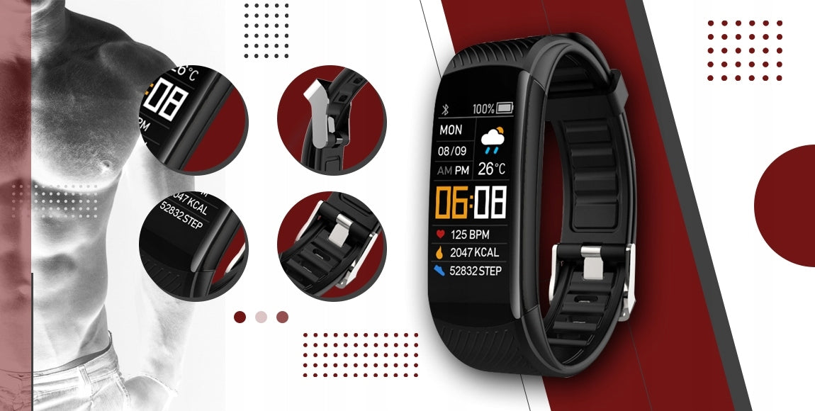Smartwatch GIEWONT Black and White 2 Strips GW200-2 EAN (GTIN) 5904665272060