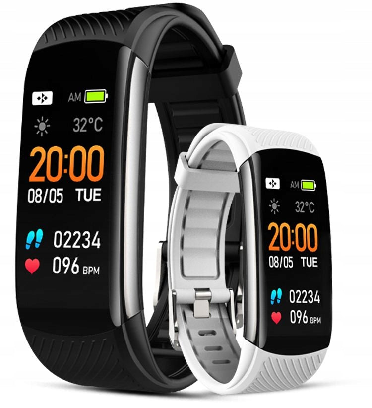 Smartwatch GIEWONT Black and White 2 Strips GW200-2