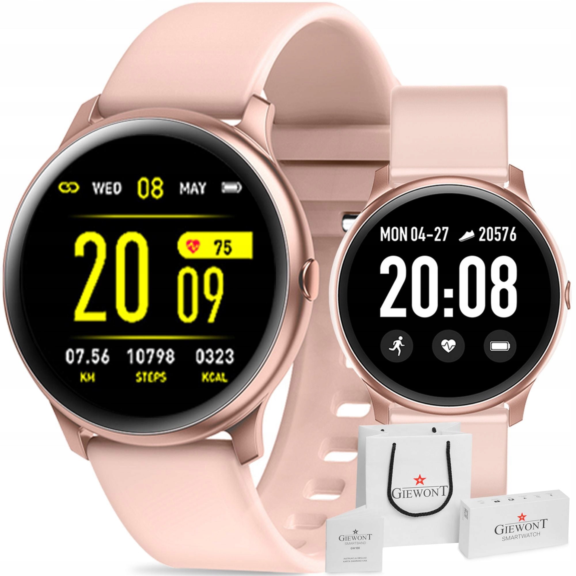 Smartwatch GIEWONT GW100-5 Pink