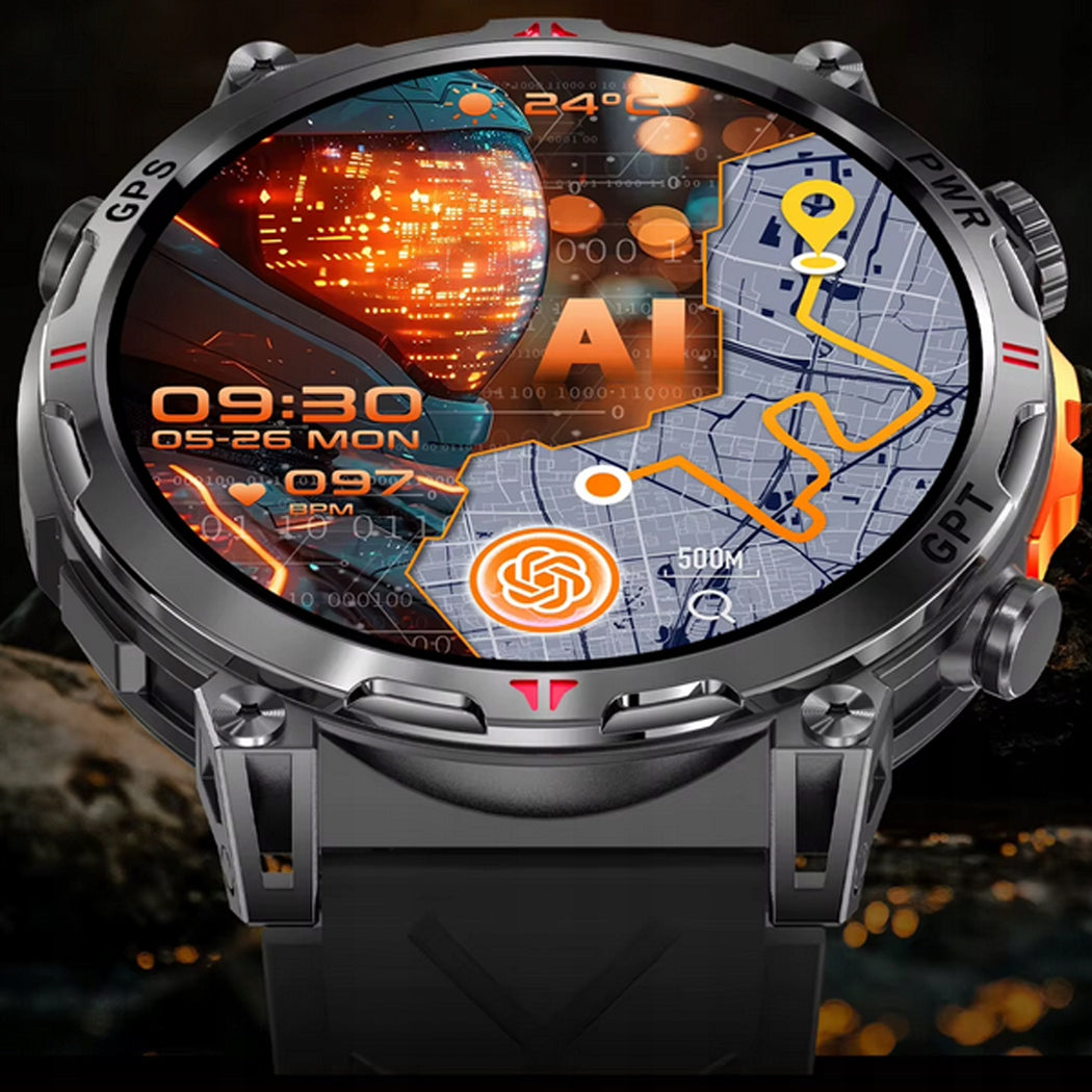 Smartwatch GPS AMOLED powerful battery 650mAh talk BT 100+ sport outdoor Mechanism other