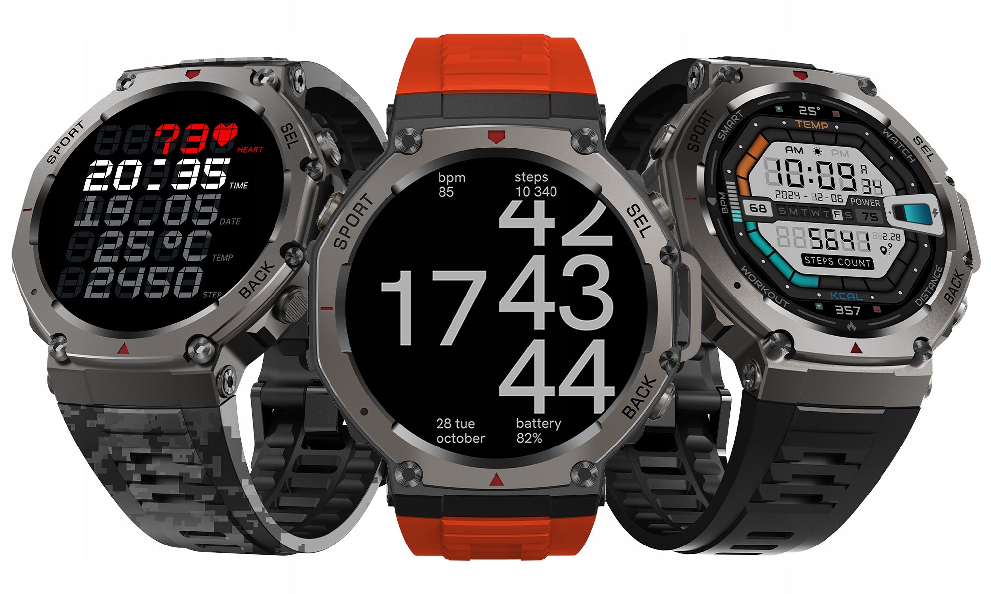 Smartwatch GPS Men's Watch Smart Watch Waterproof MENU PL Talking Sport Packaging status original