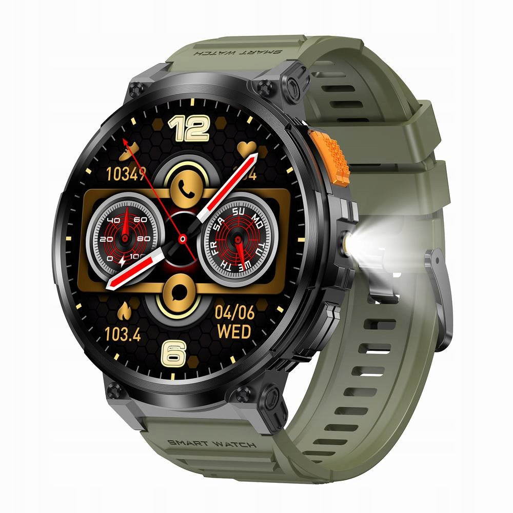 Smartwatch GRAViTY GT23-5 - Black / Khaki Brand Gravity