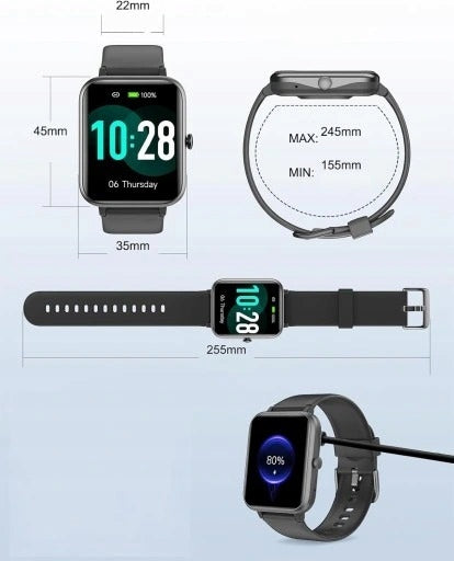 Smartwatch GRV FC1 smart watch men/feminine sport BT NAVY BLUE Manufacturer code Smartwatch GRV FC1