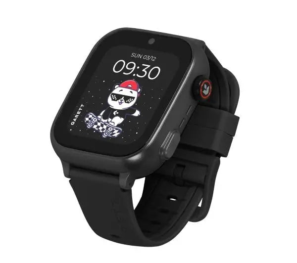 Smartwatch Garett Cute 2 45mm 4G LTE GPS Black + Reflective Strap