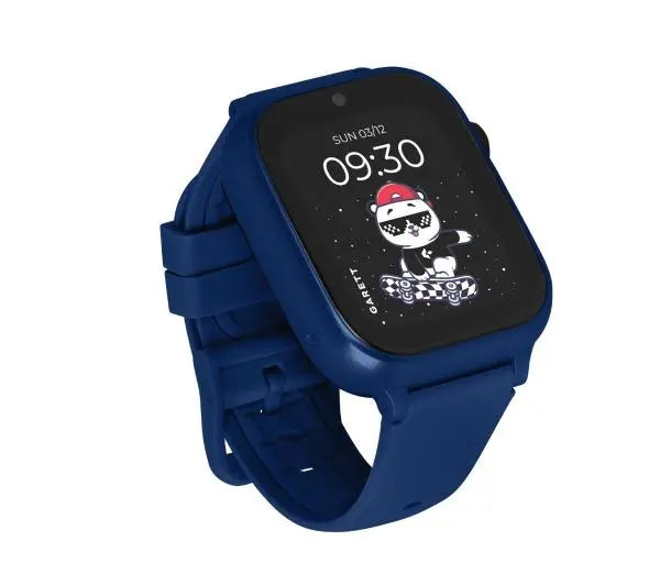 Smartwatch Garett Cute 2 4G 45mm LTE GPS Blue + Reflective Strap Case shape square