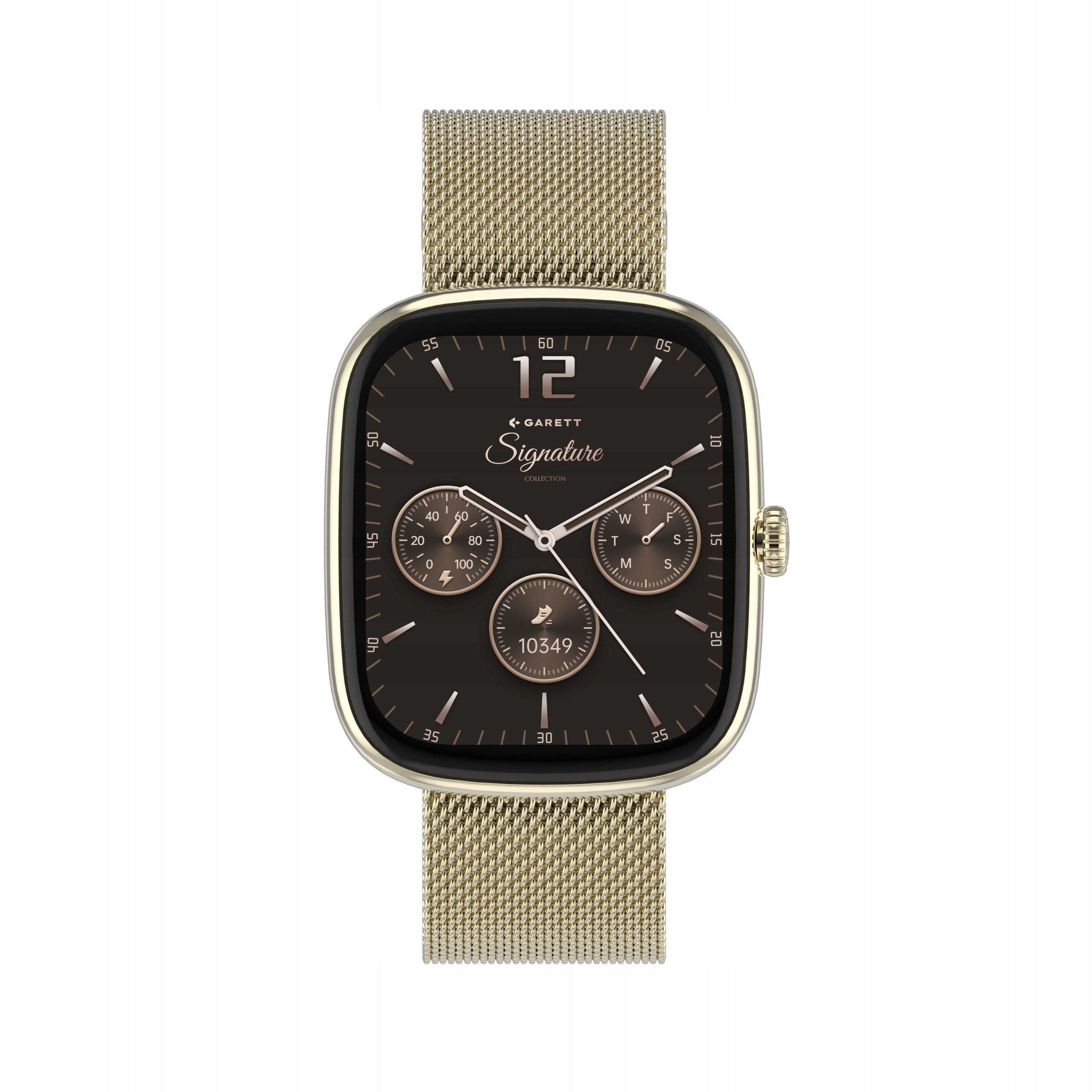 Smartwatch Garett Flow Gold AMOLED 1,75" Bluetooth Conversation IP68 Manufacturer code 5904238485033